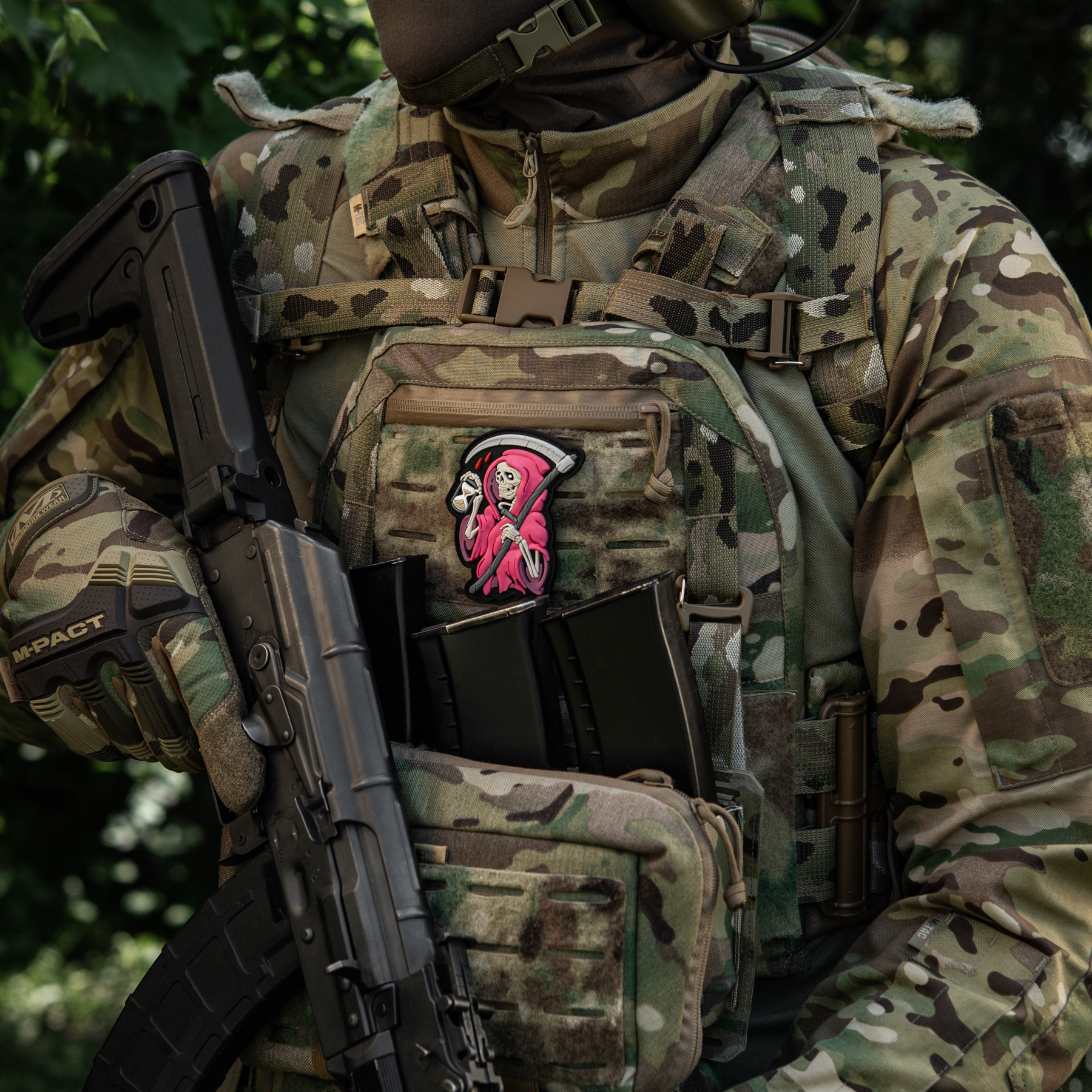 M-Tac нашивка Time PVC Pink/Black M-Tac нашивка Time PVC Pink/Black - Зображення 2