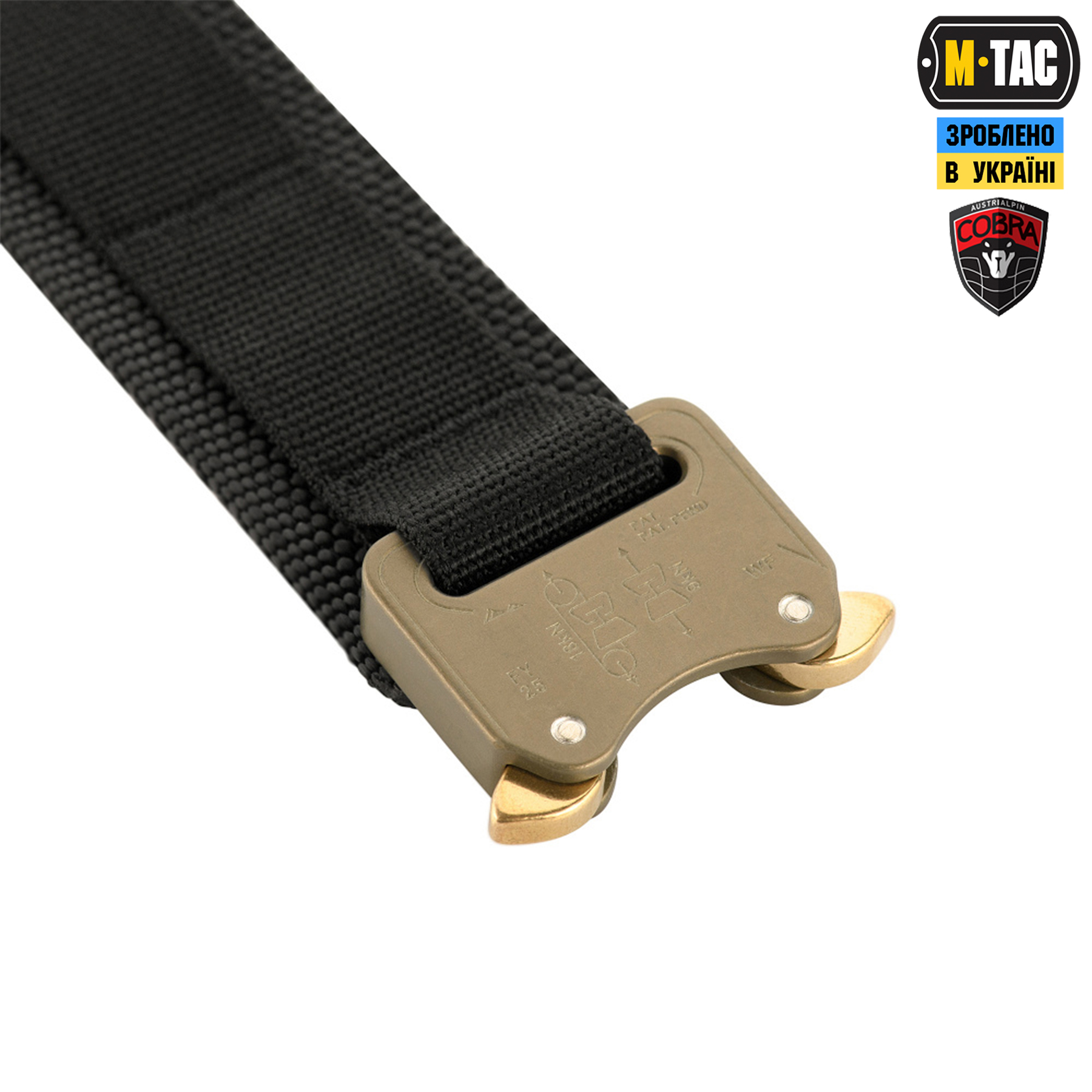 M-Tac ремінь Cobra Buckle Tactical Belt Black M-Tac ремінь Cobra Buckle Tactical Belt Black — изображение 3
