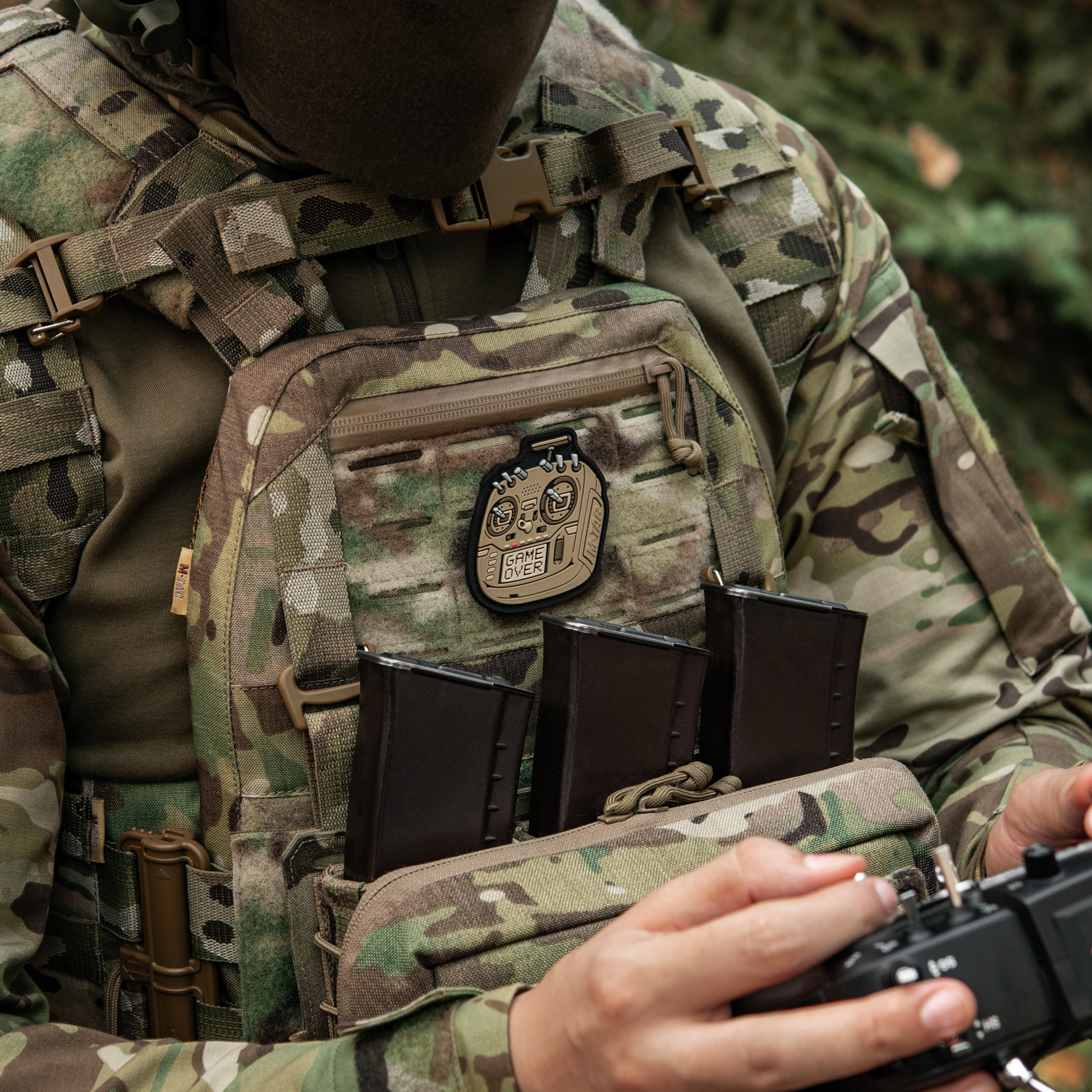 M-Tac нашивка пульт FPV койот (PVC) M-Tac нашивка пульт FPV койот (PVC) — изображение 5