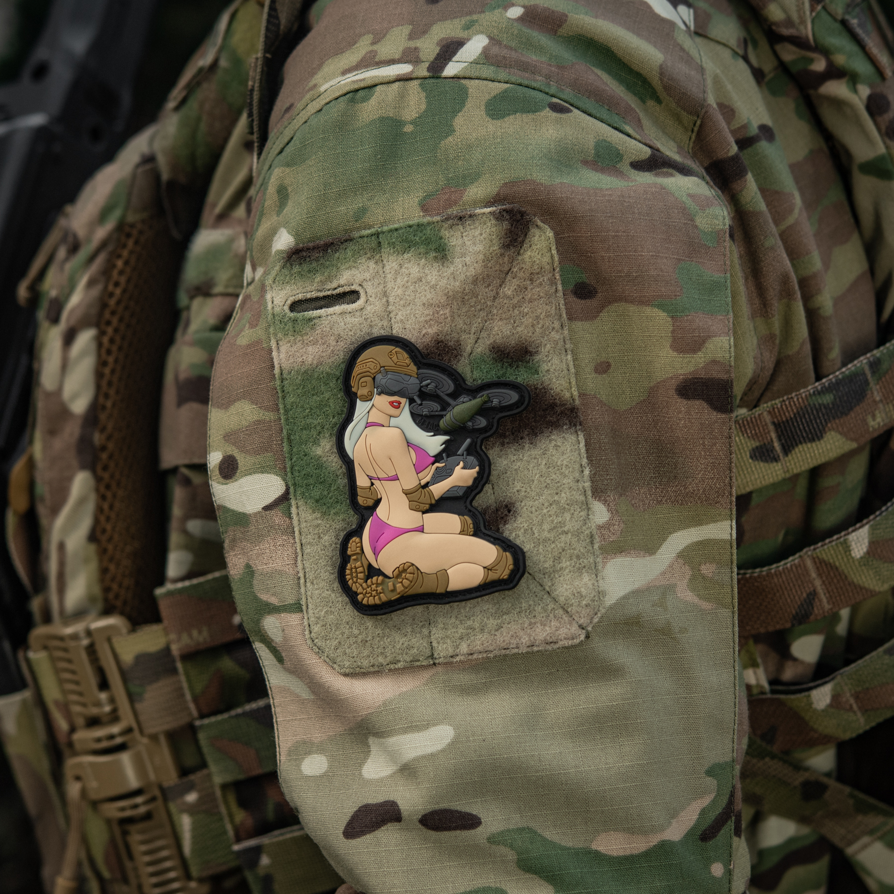 M-Tac нашивка Tactical girl №6 PVC White/Pink/Coyote V1 M-Tac нашивка Tactical girl №6 PVC White/Pink/Coyote V1 - Зображення 9
