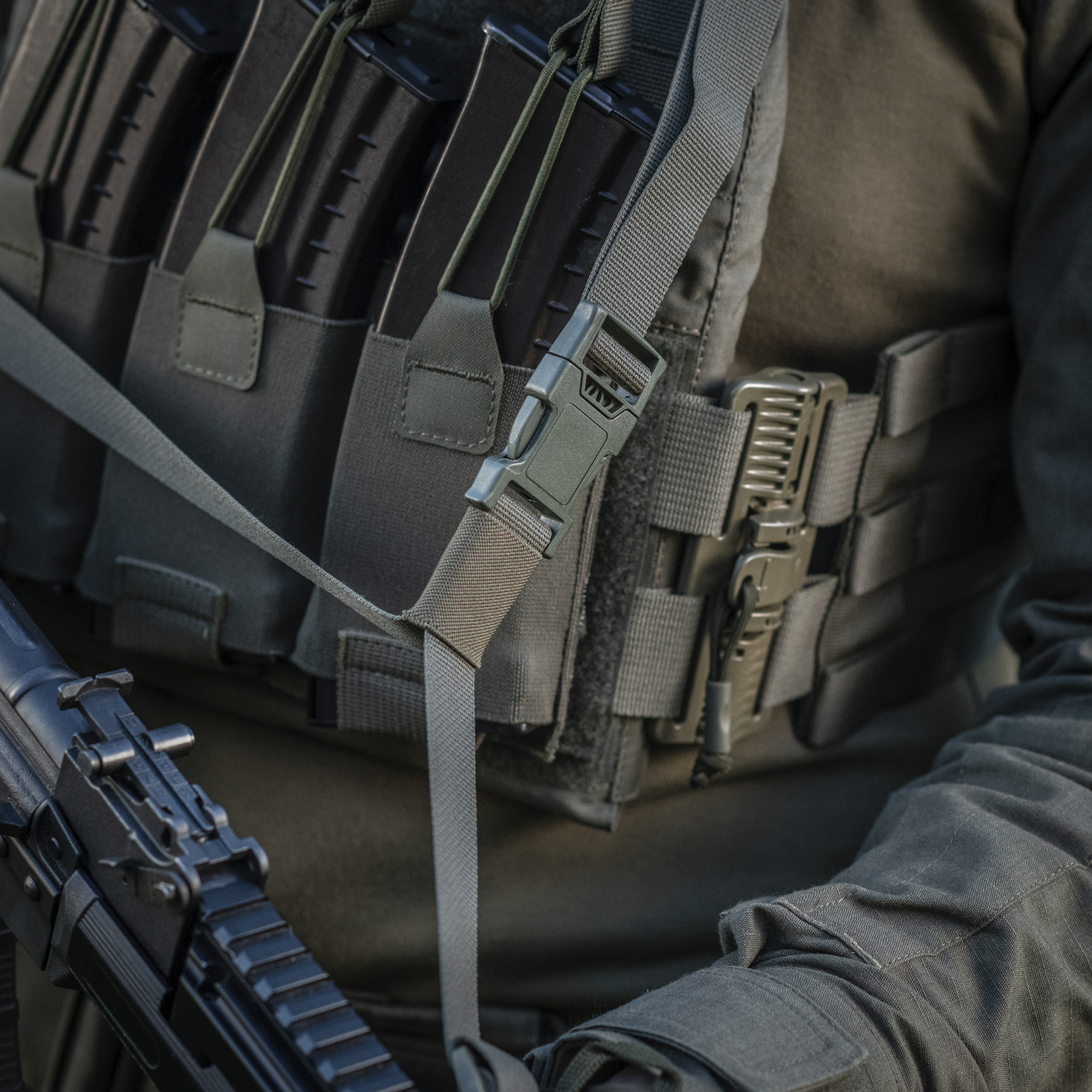M-Tac ремінь збройовий трьохточковий Ranger Green M-Tac ремінь збройовий трьохточковий Ranger Green - Зображення 11