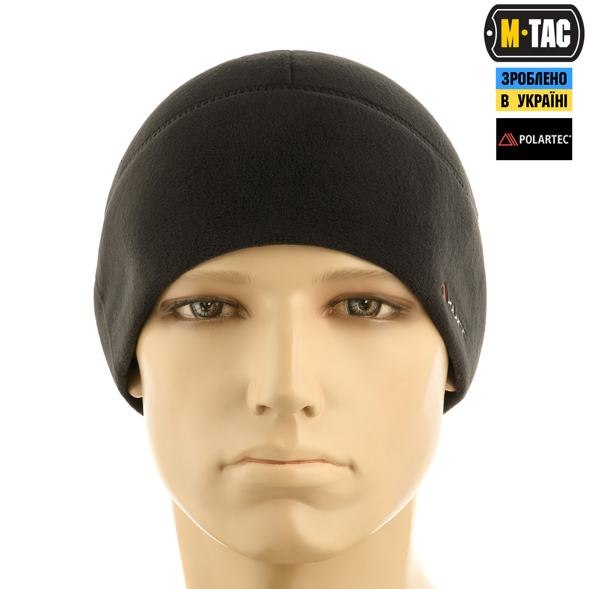 M-Tac шапка Watch Cap фліс Light Polar Black M-Tac шапка Watch Cap фліс Light Polar Black — изображение 2