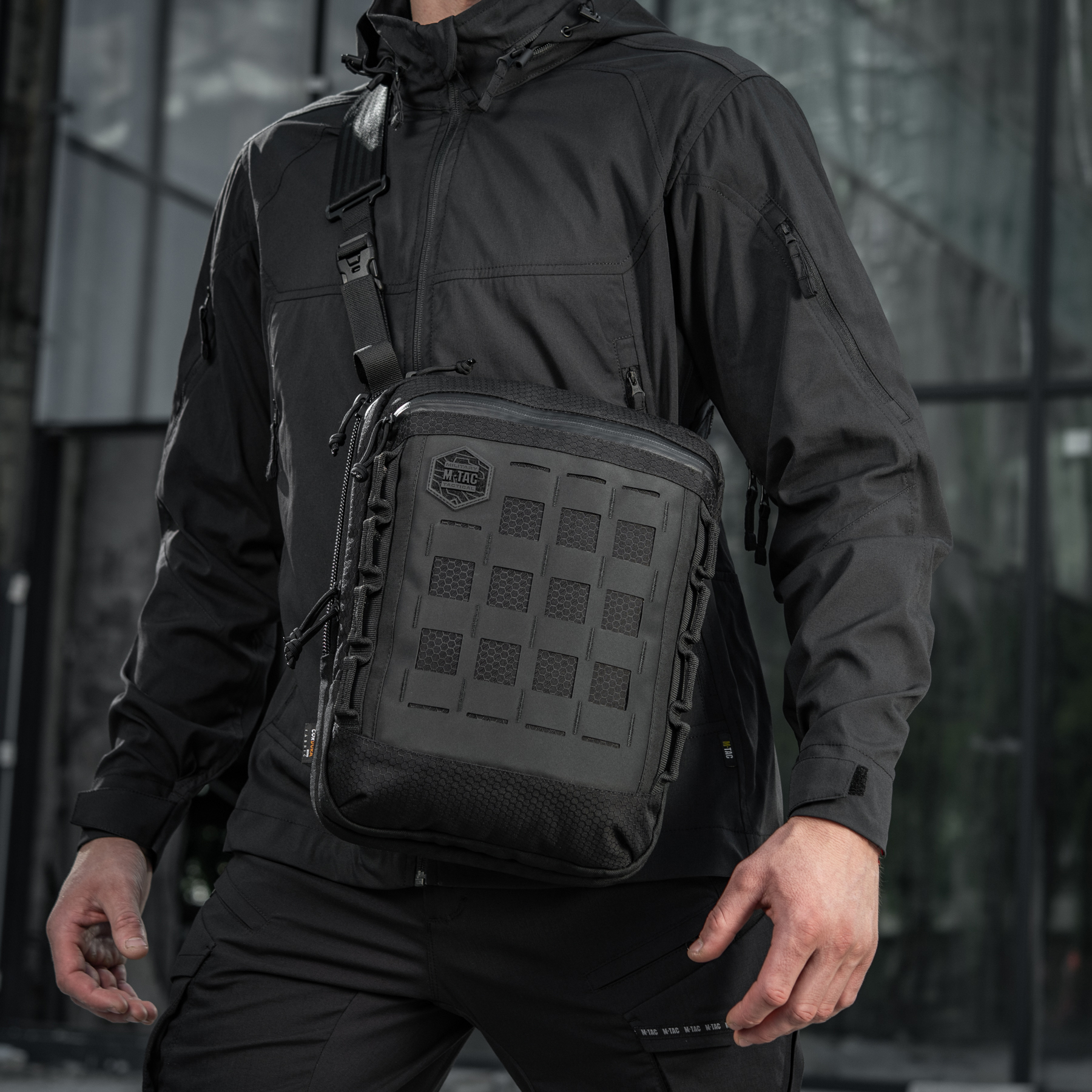 M-Tac сумка планшет Laser Cut Hex Black M-Tac сумка планшет Laser Cut Hex Black — изображение 6