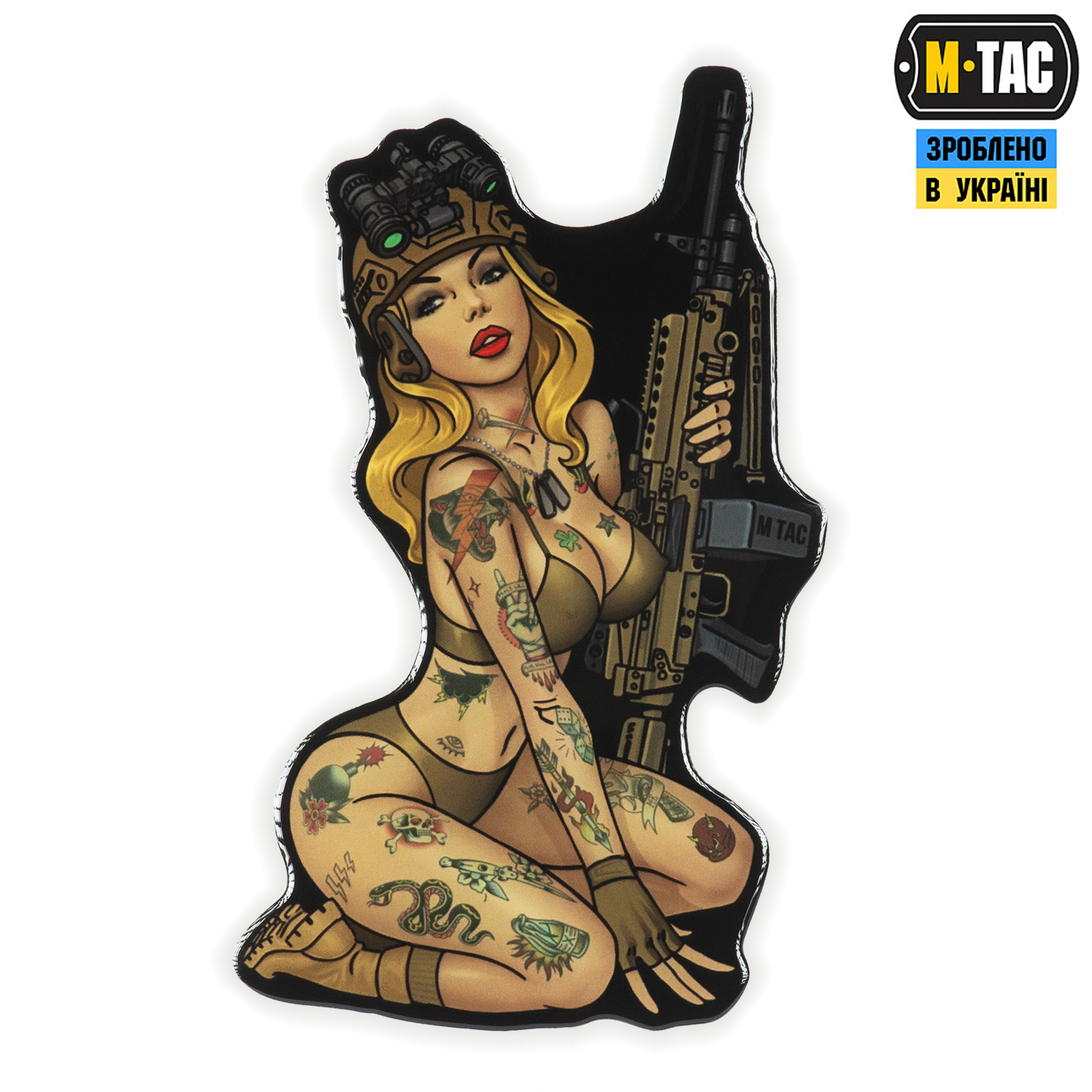 M-Tac наклейка Tactical girl №5 Hooligan M-Tac наклейка Tactical girl №5 Hooligan