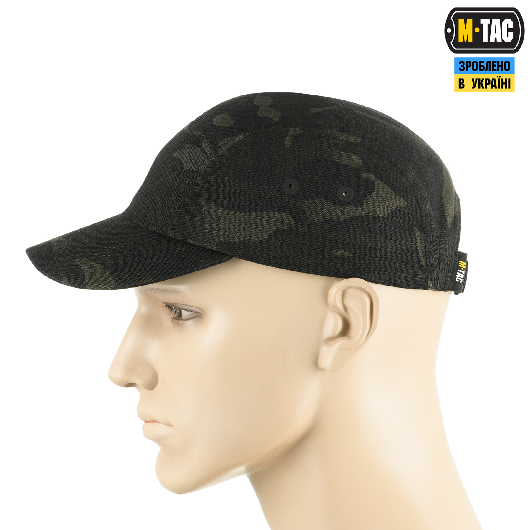 M-Tac бейсболка Five Panel NYCO Extreme Multicam Black M-Tac бейсболка Five Panel NYCO Extreme Multicam Black - Зображення 2