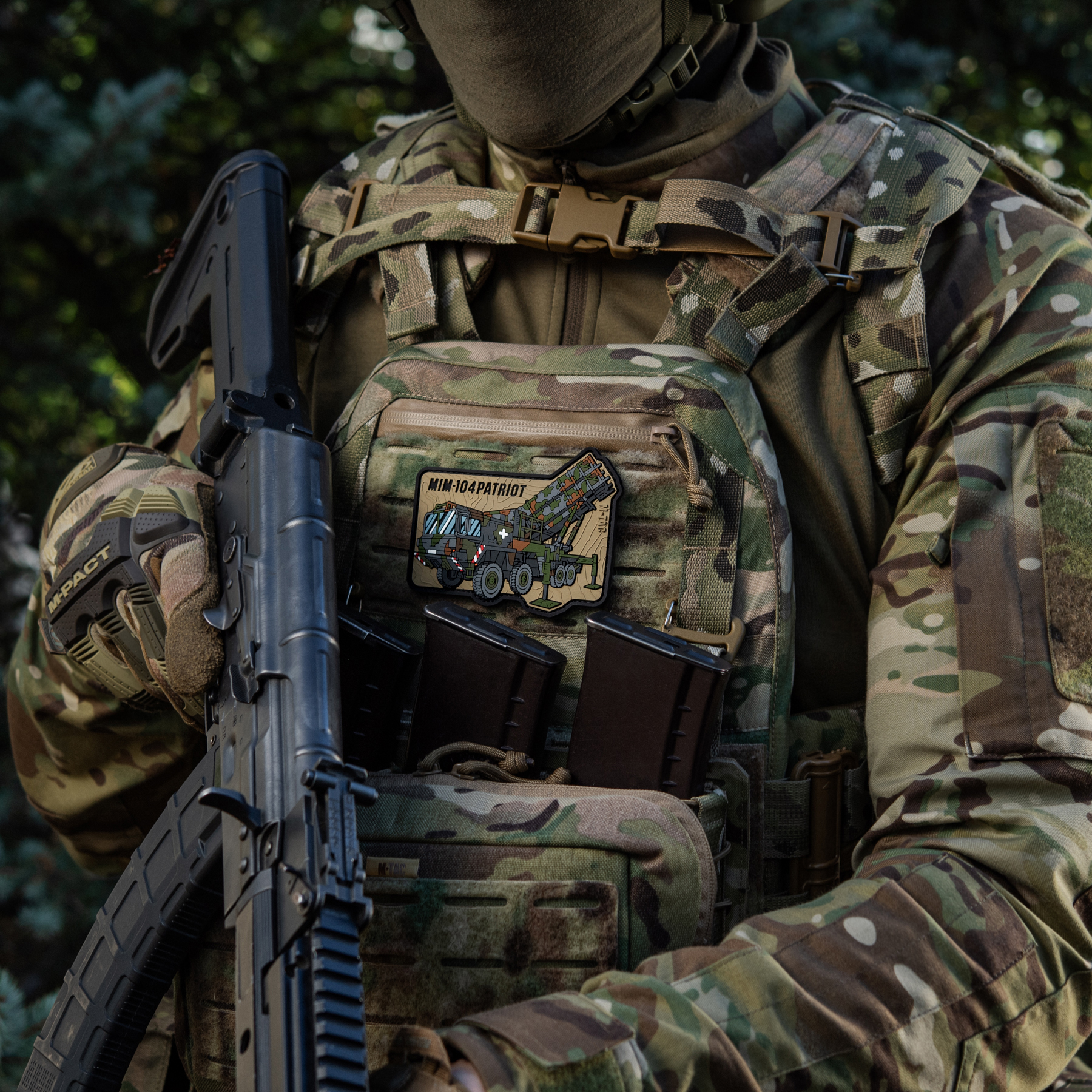 M-Tac нашивка MIM-104 Patriot (PVC) M-Tac нашивка MIM-104 Patriot (PVC) - Зображення 2