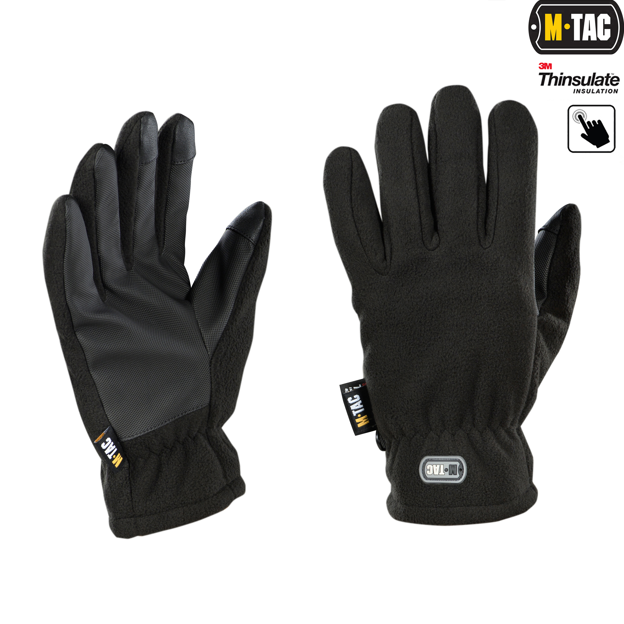 M-Tac рукавички Fleece Thinsulate Black M-Tac рукавички Fleece Thinsulate Black