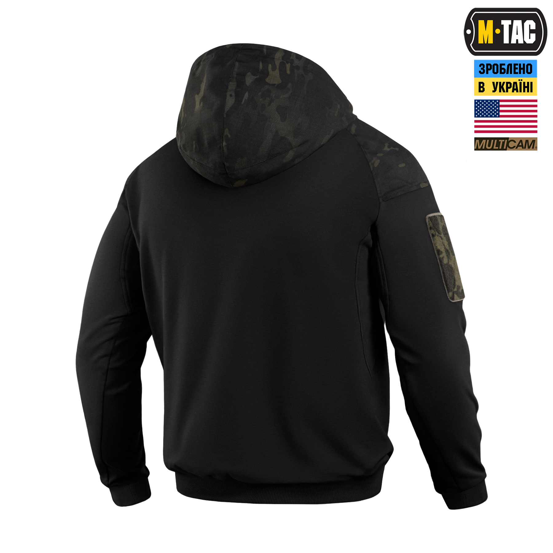 M-Tac кофта Hoodie Combat Black Multicam M-Tac кофта Hoodie Combat Black Multicam - Зображення 4