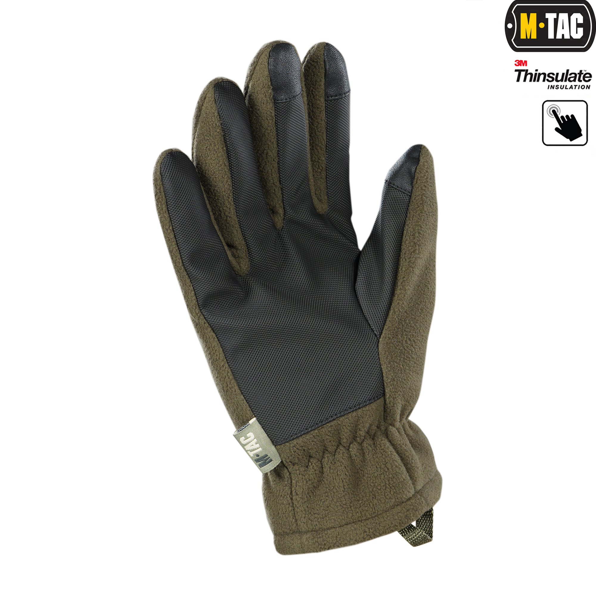 M-Tac рукавички Fleece Thinsulate Olive M-Tac рукавички Fleece Thinsulate Olive — изображение 2