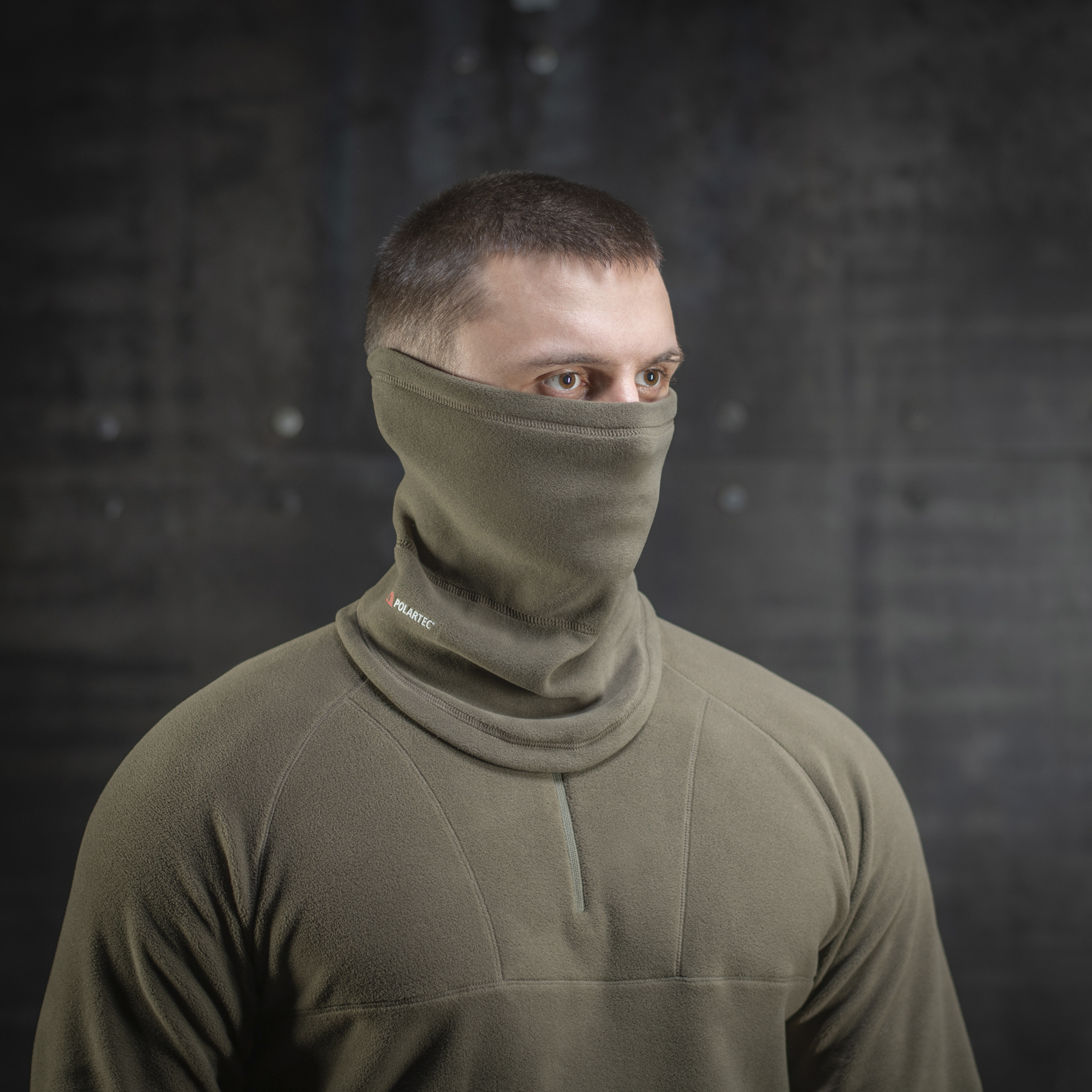 M-Tac шарф-труба анатомический Polartec Dark Olive M-Tac шарф-труба анатомічний Polartec Dark Olive — изображение 6