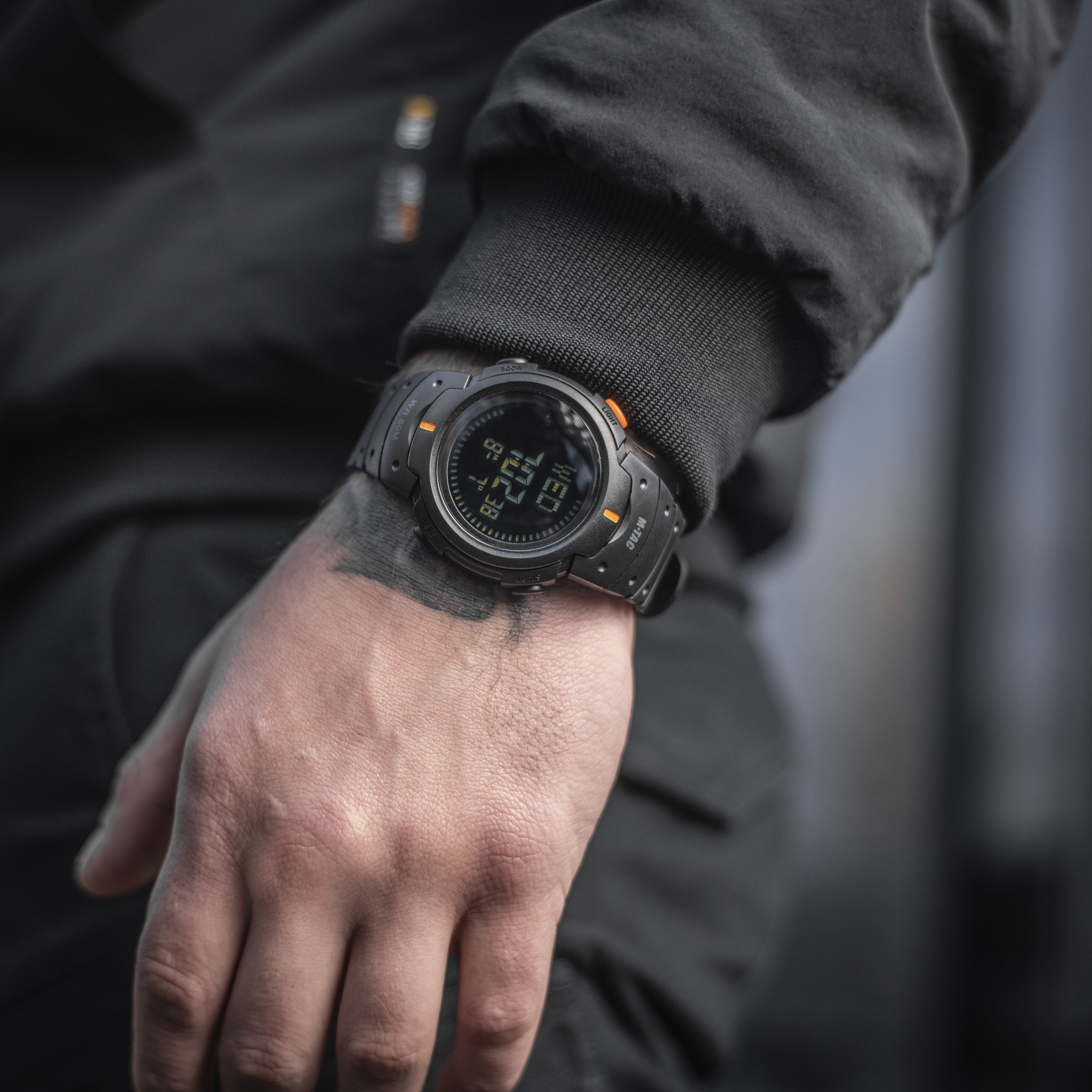 M-Tac годинник тактичний з компасом Black M-Tac годинник тактичний з компасом Black — изображение 6