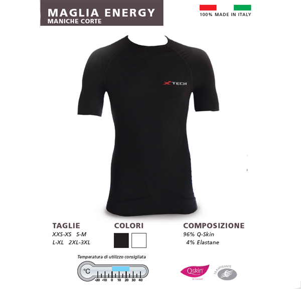 X Tech футболка Energy чорна X Tech футболка Energy чорна