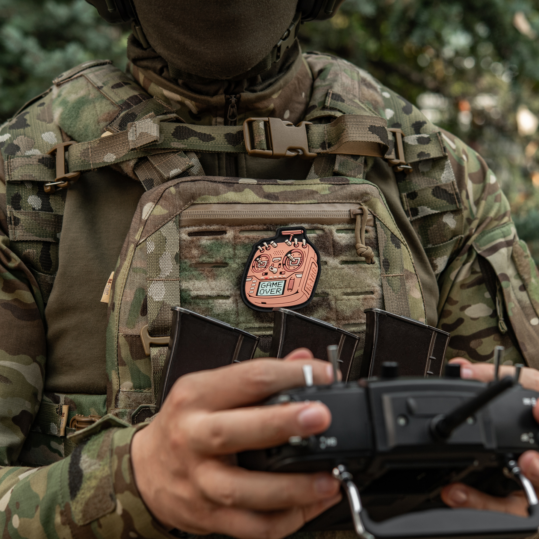 M-Tac нашивка пульт FPV рожевий (PVC) M-Tac нашивка пульт FPV рожевий (PVC) - Зображення 4