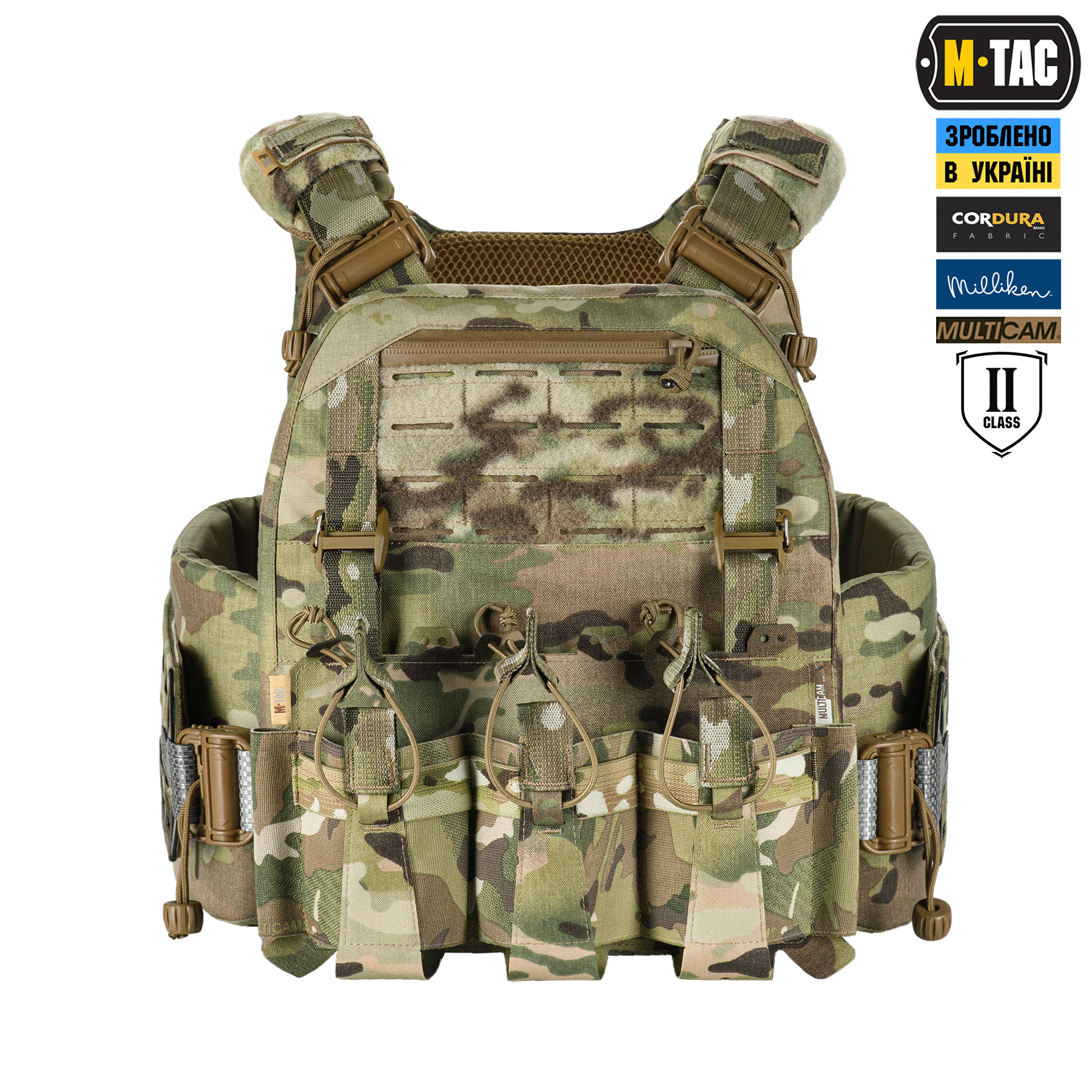 M-Tac плитоноска Cuirass Tiger FAST Elite 2 клас захисту (розмір плити L) Multicam M-Tac плитоноска Cuirass Tiger FAST Elite 2 клас захисту (розмір плити L) Multicam - Зображення 2