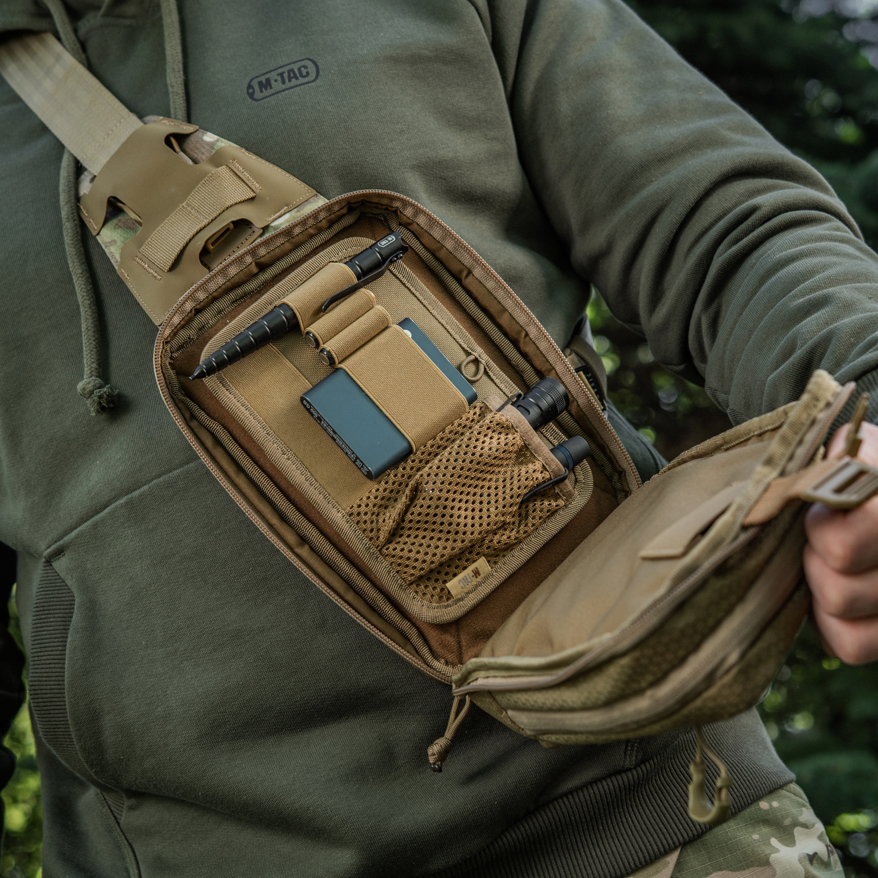 M-Tac сумка Sling Pistol Bag Elite Hex с липучкой Multicam/Coyote M-Tac сумка Sling Pistol Bag Elite Hex з липучкою Multicam/Coyote — изображение 17