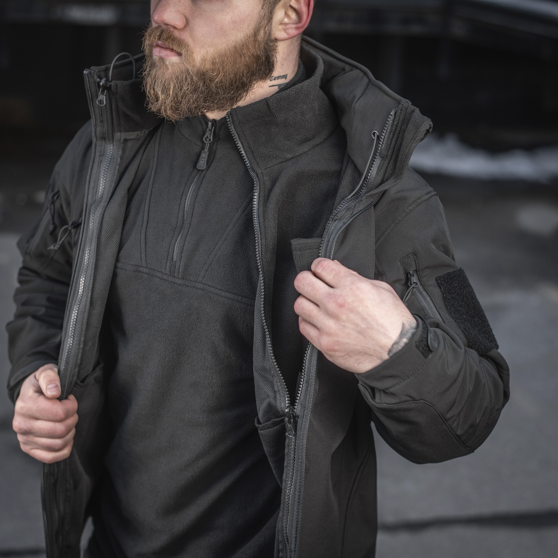 M-Tac куртка Soft Shell з підстібкою Black M-Tac куртка Soft Shell з підстібкою Black - Зображення 16