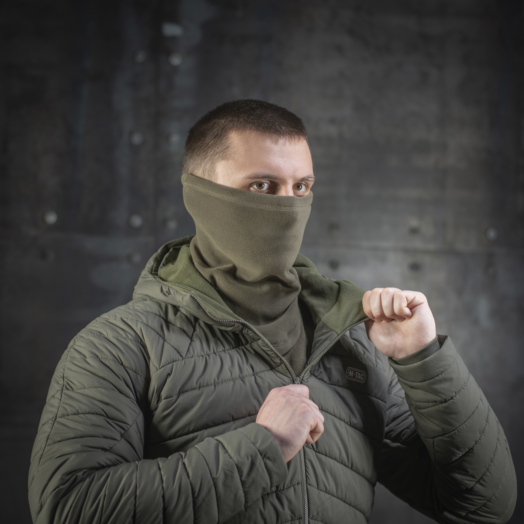M-Tac шарф-труба анатомический Polartec Dark Olive M-Tac шарф-труба анатомічний Polartec Dark Olive — изображение 13