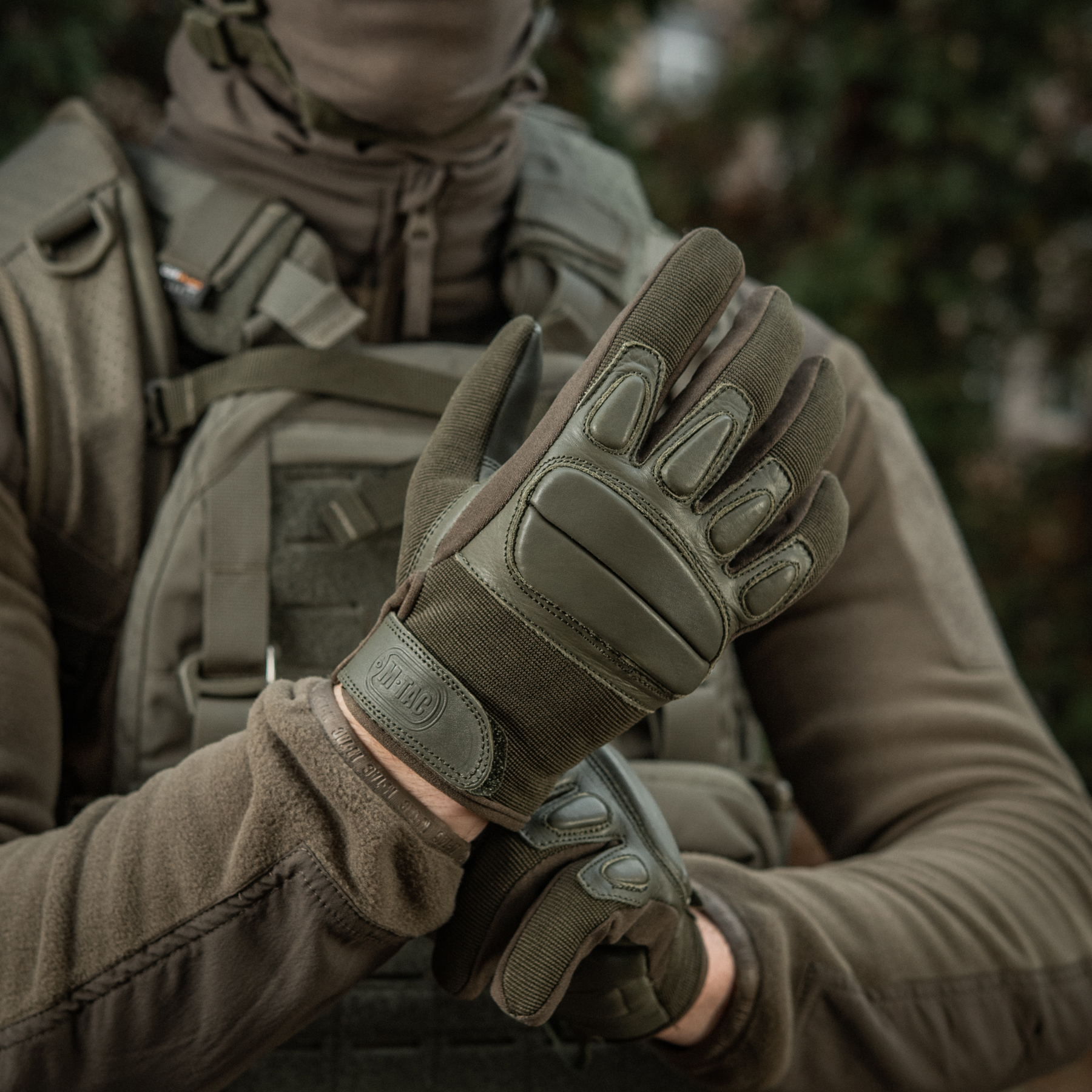 M-Tac перчатки Assault Tactical Mk.2 Olive M-Tac рукавички Assault Tactical Mk.2 Olive — изображение 14
