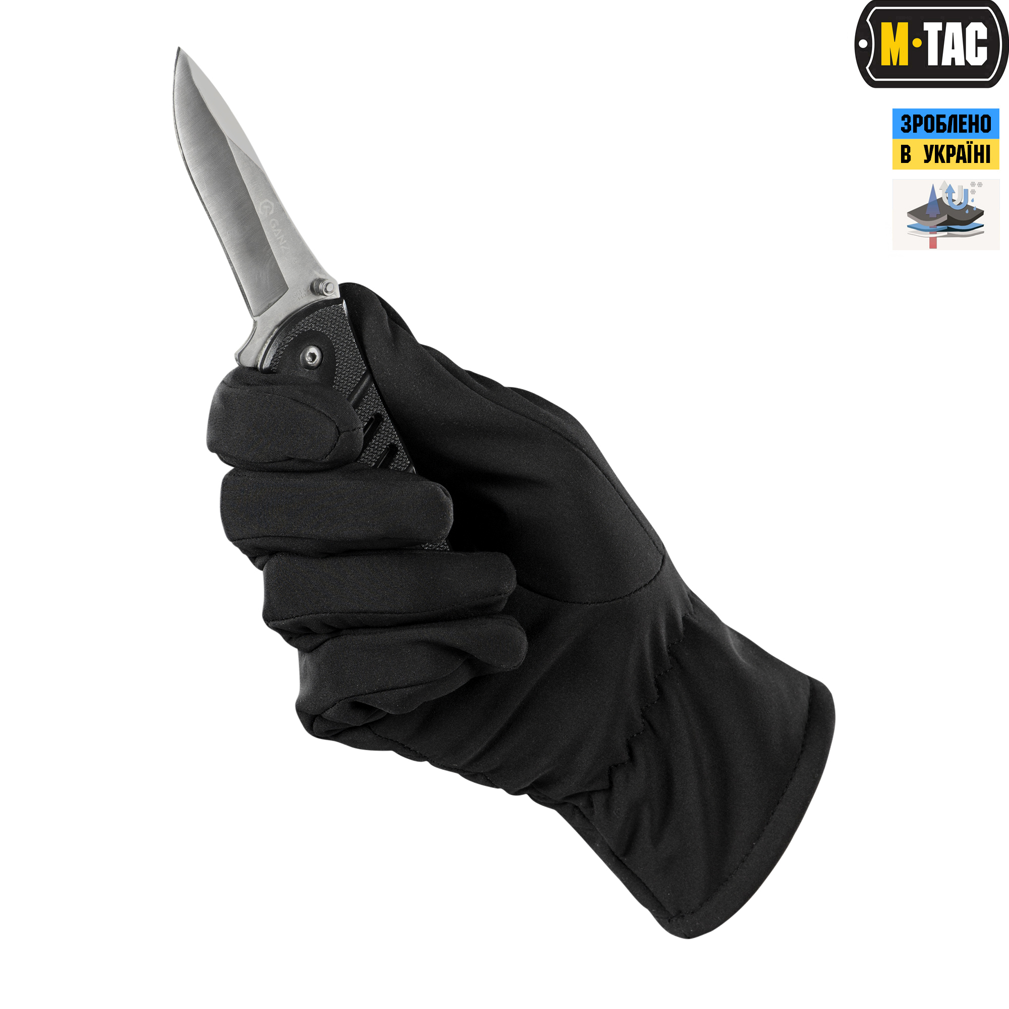 M-Tac рукавички Winter Soft Shell Black M-Tac рукавички Winter Soft Shell Black - Зображення 4