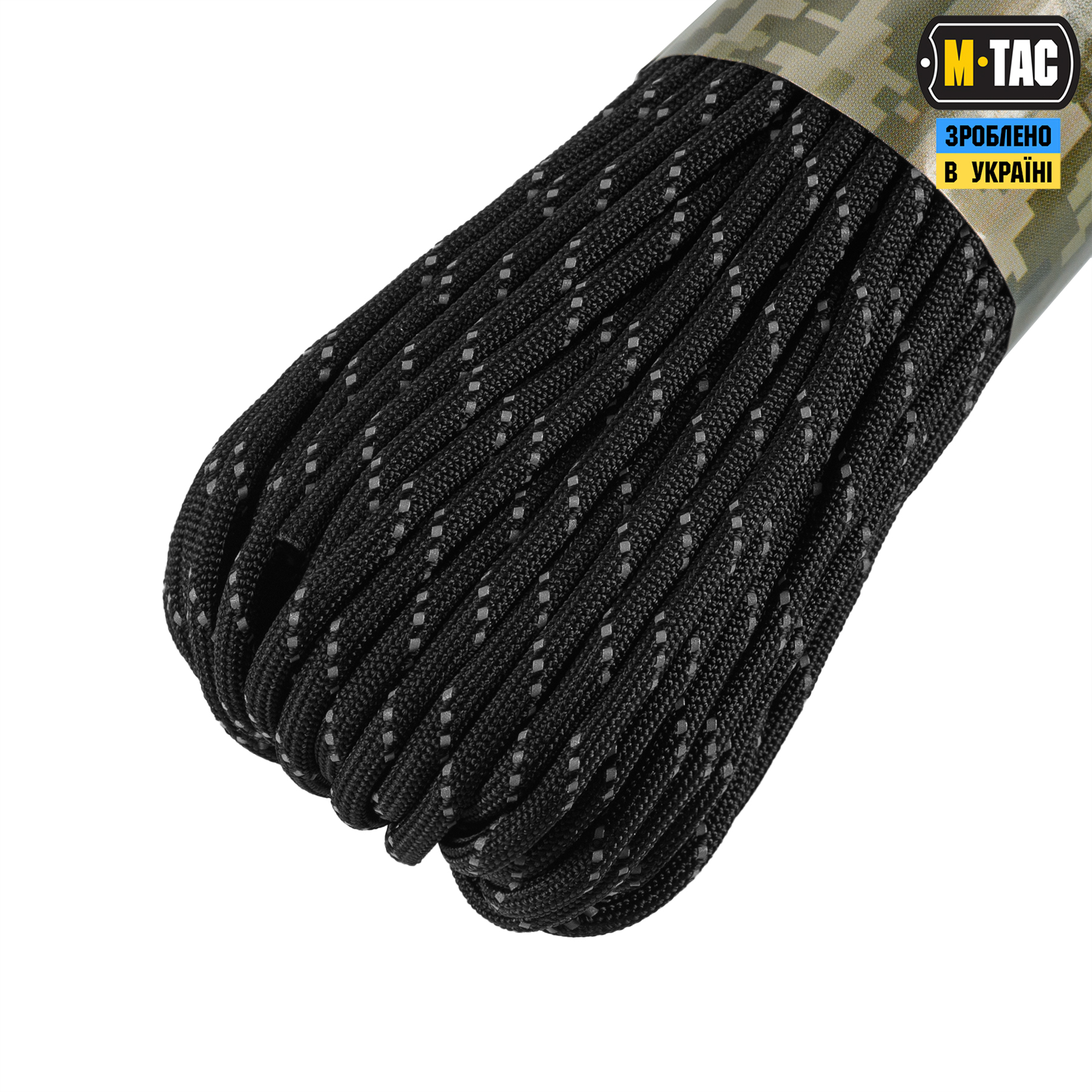 M-Tac паракорд 550 mil-spec Black Reflective 30м M-Tac паракорд 550 mil-spec Black Reflective 30м - Зображення 3