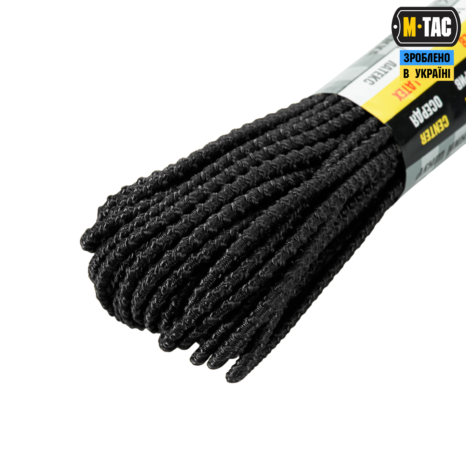 M-Tac паракорд Shock-Cord 3mm Dragon Skin Black 15м M-Tac паракорд Shock-Cord 3mm Dragon Skin Black 15м - Зображення 3