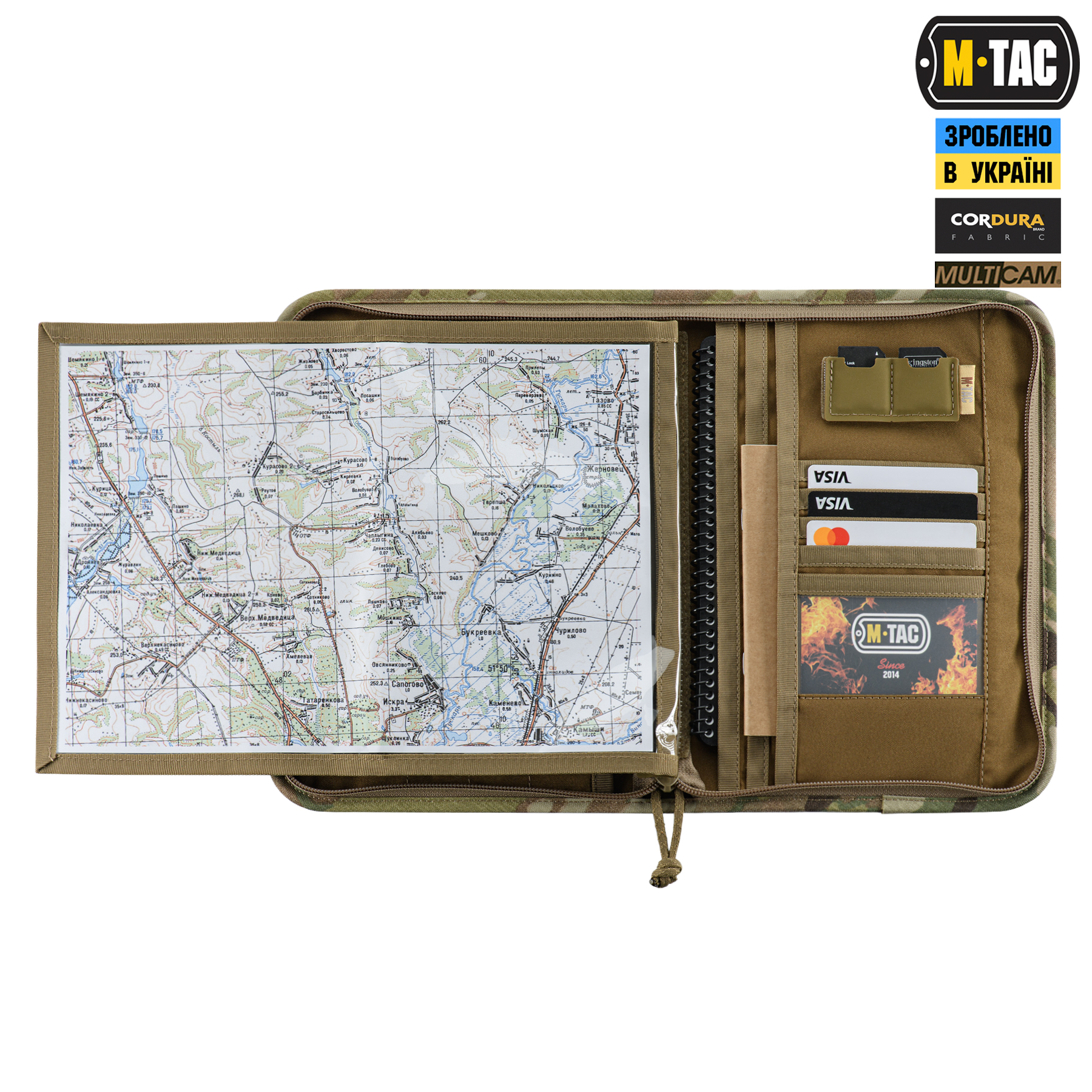M-Tac планшет-органайзер А5 Elite Multicam M-Tac планшет-органайзер А5 Elite Multicam - Зображення 9