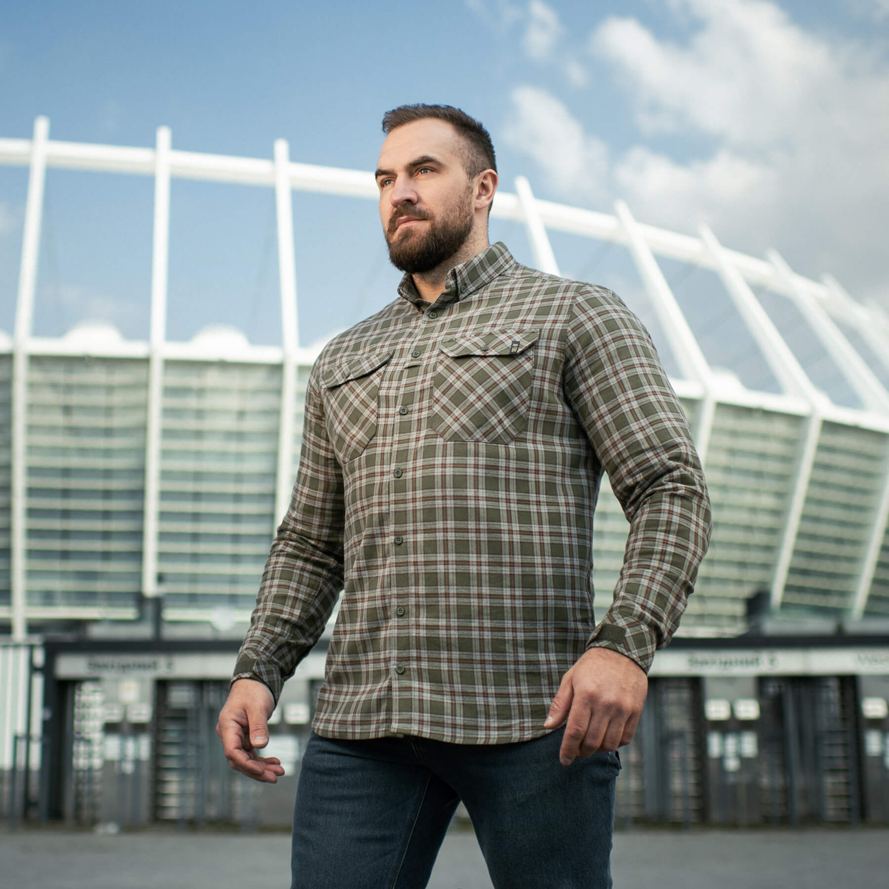 M-Tac сорочка Lumberjack Cotton Shirt Olive/Grey M-Tac сорочка Lumberjack Cotton Shirt Olive/Grey - Зображення 10