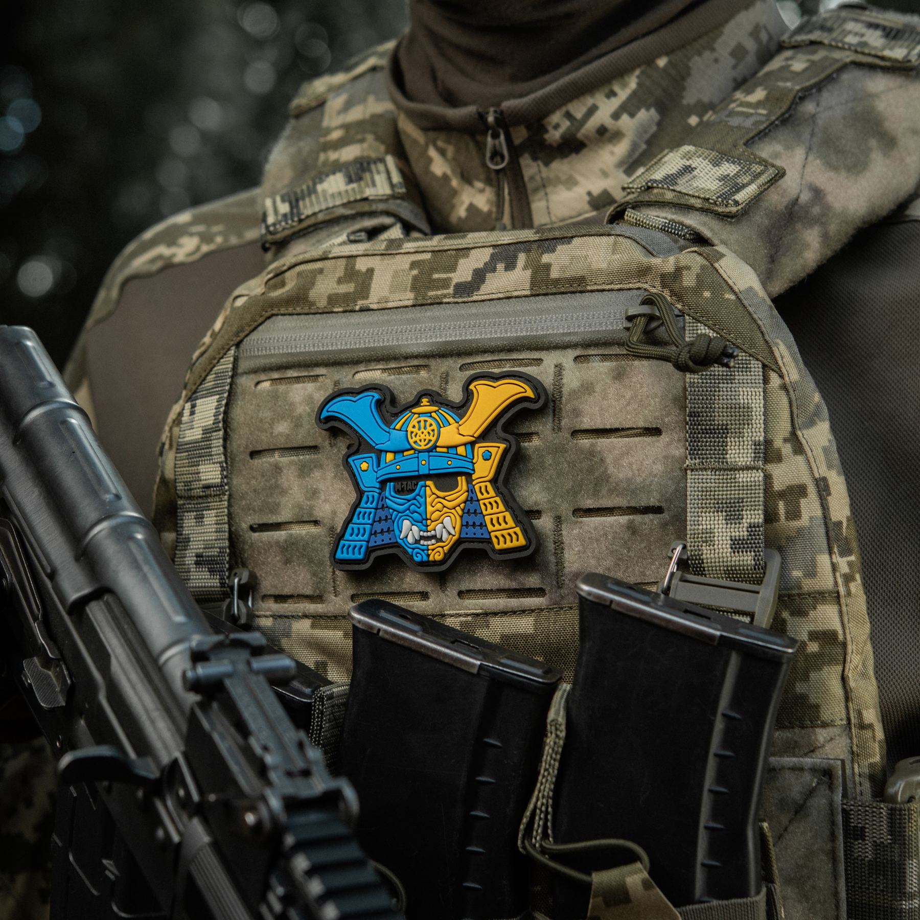 M-Tac нашивка Маска Самурая (PVC) M-Tac нашивка Маска Самурая (PVC) - Зображення 3