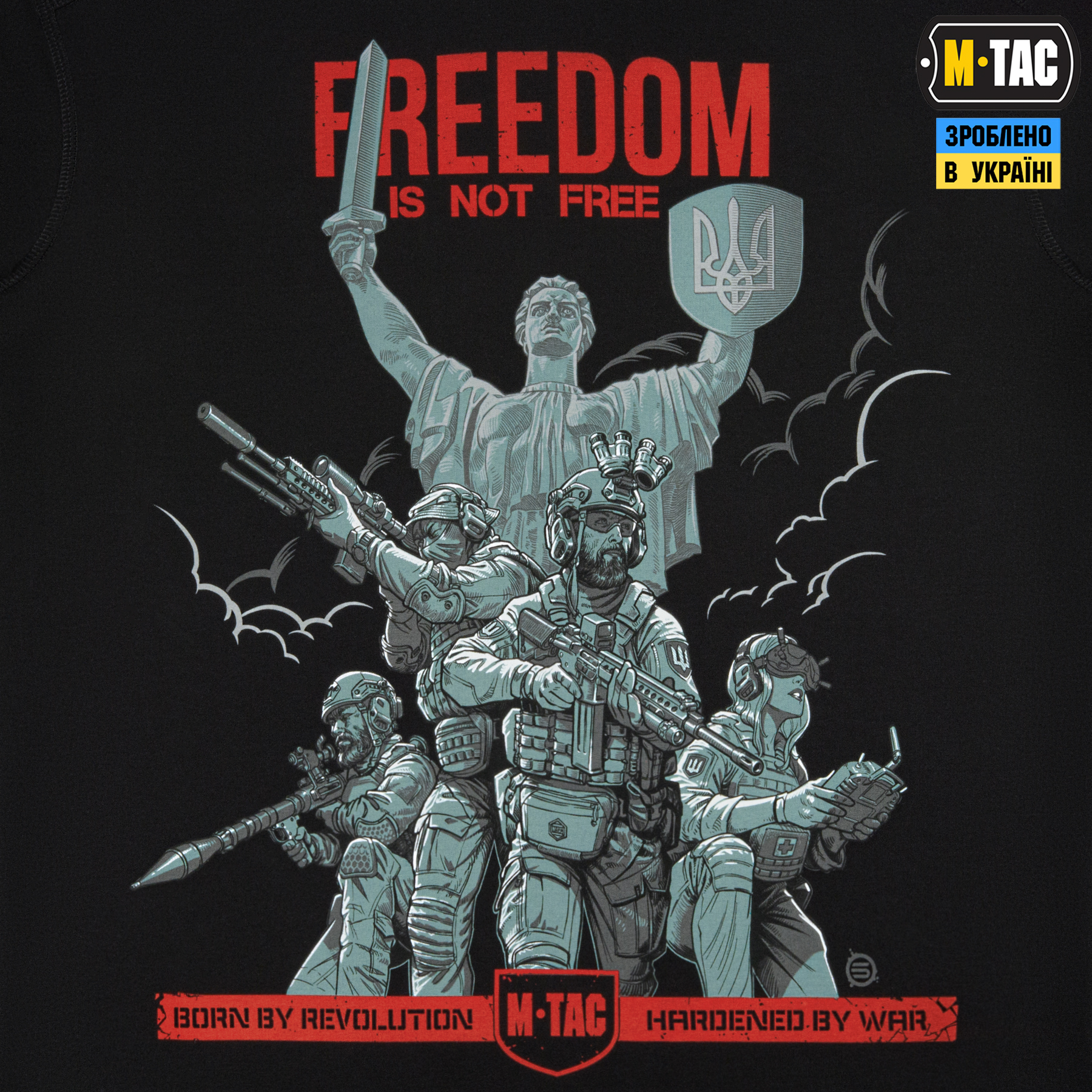 M-Tac кофта Hoodie Freedom Black M-Tac кофта Hoodie Freedom Black - Зображення 5