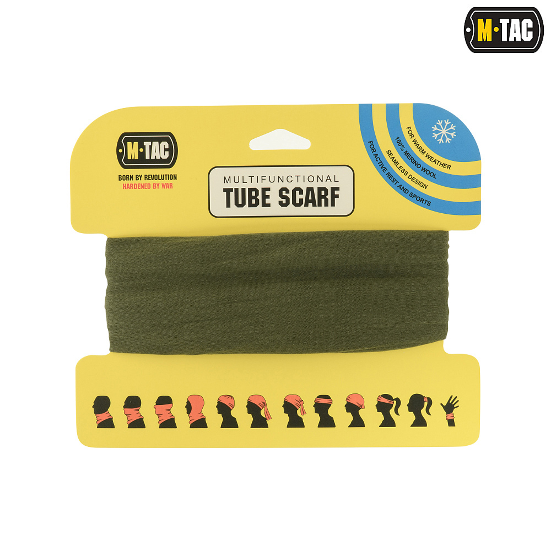 M-Tac шарф-труба Merino Wool Olive M-Tac шарф-труба Merino Wool Olive — изображение 2
