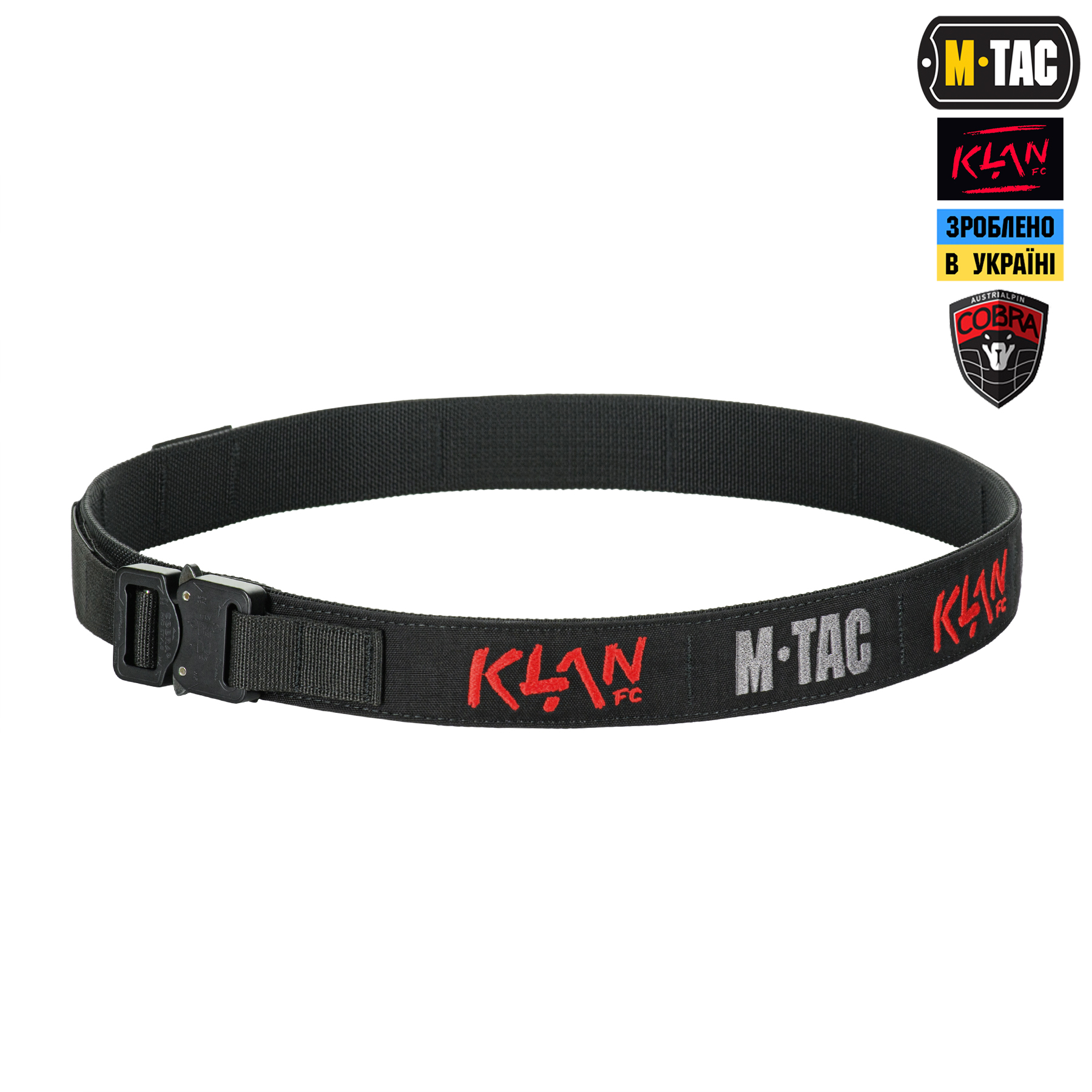 M-Tac ремінь KLAN Cobra Buckle Belt Black M-Tac ремінь KLAN Cobra Buckle Belt Black
