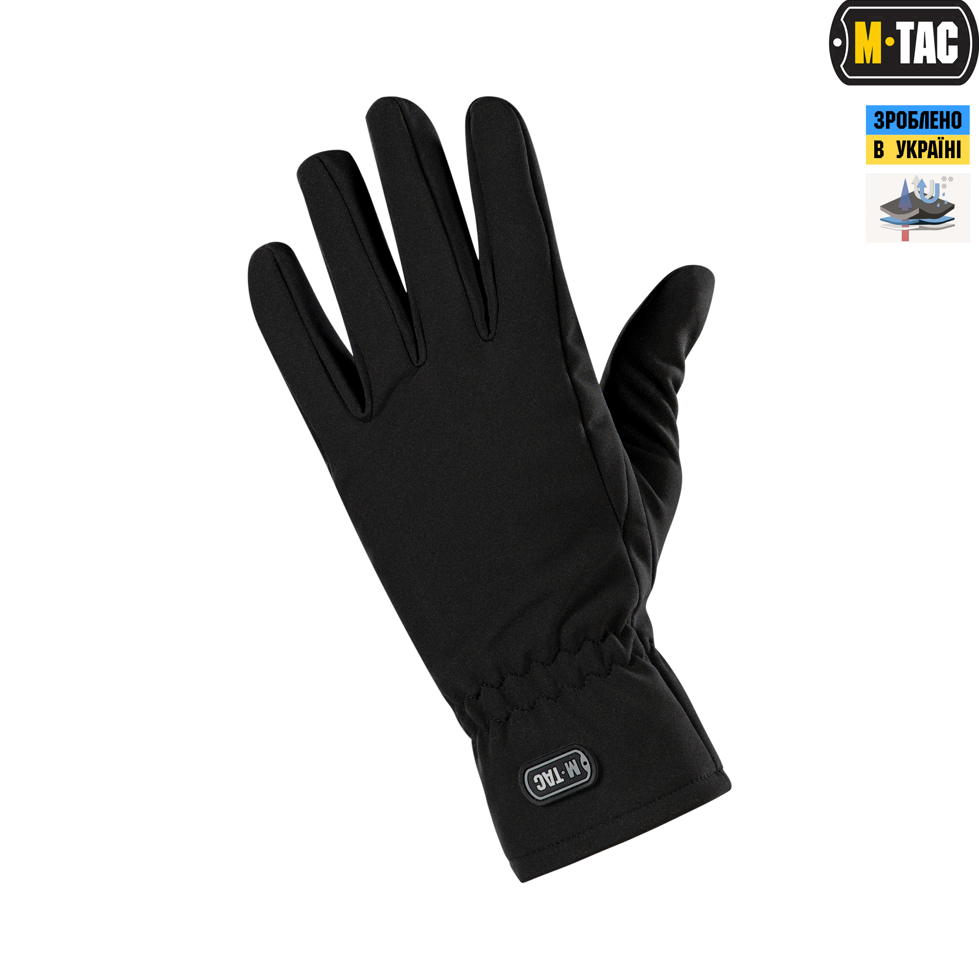 M-Tac рукавички Winter Soft Shell Black M-Tac рукавички Winter Soft Shell Black - Зображення 2