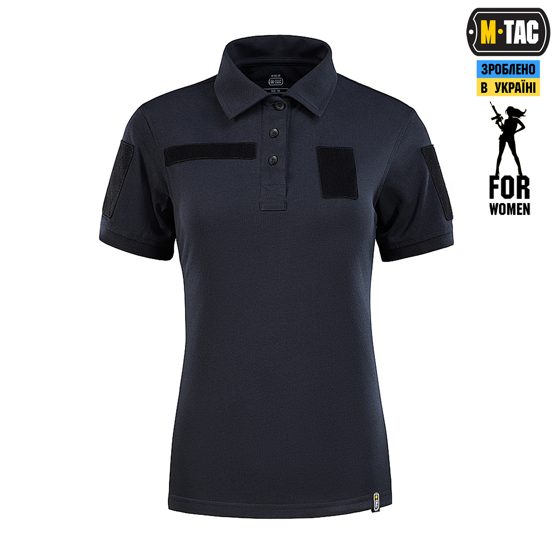 M-Tac поло тактичне 65/35 Lady Dark Navy Blue M-Tac поло тактичне 65/35 Lady Dark Navy Blue - Зображення 2