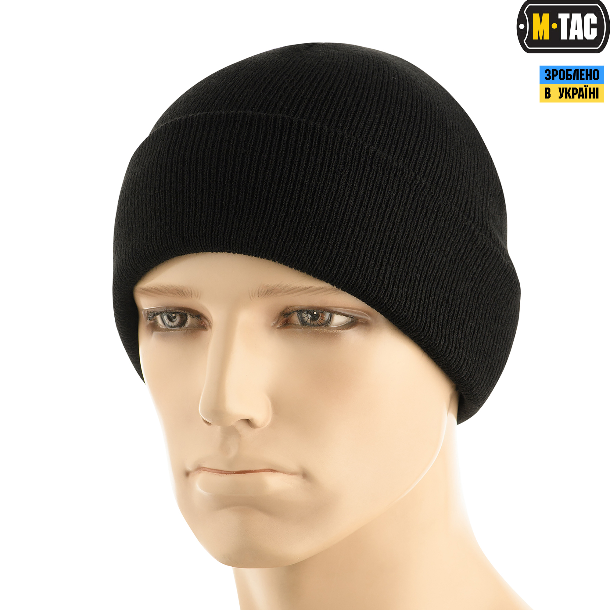M-Tac шапка тонка вязка 100% акрил Black M-Tac шапка тонка вязка 100% акрил Black