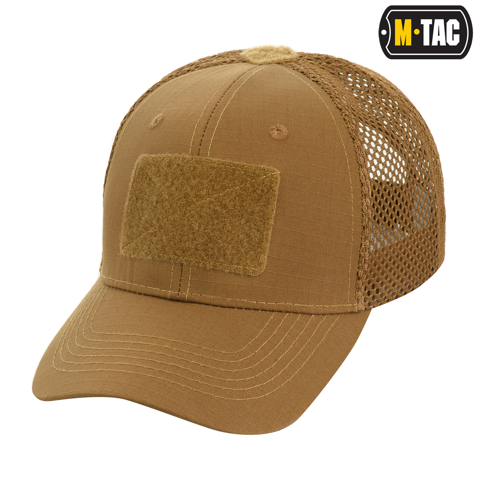 M-Tac бейсболка з липучкою та сіткою Flex ріп-стоп Coyote Brown M-Tac бейсболка з липучкою та сіткою Flex ріп-стоп Coyote Brown — изображение 4