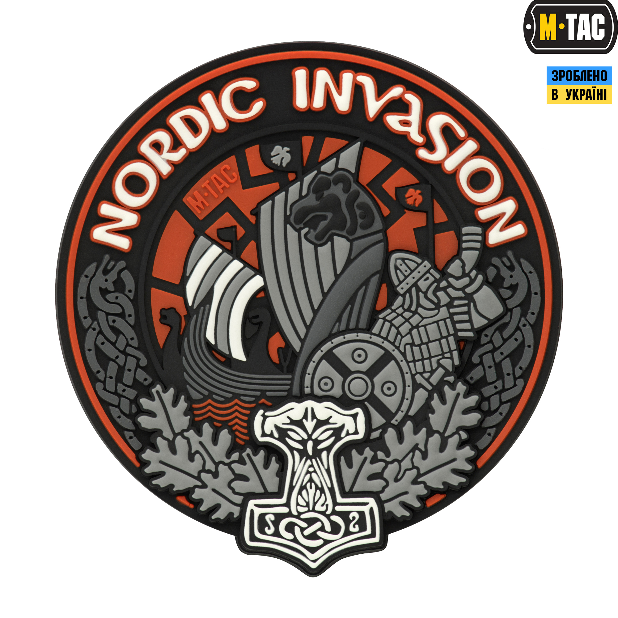 M-Tac нашивка Nordic Invasion 3D ПВХ M-Tac нашивка Nordic Invasion 3D ПВХ