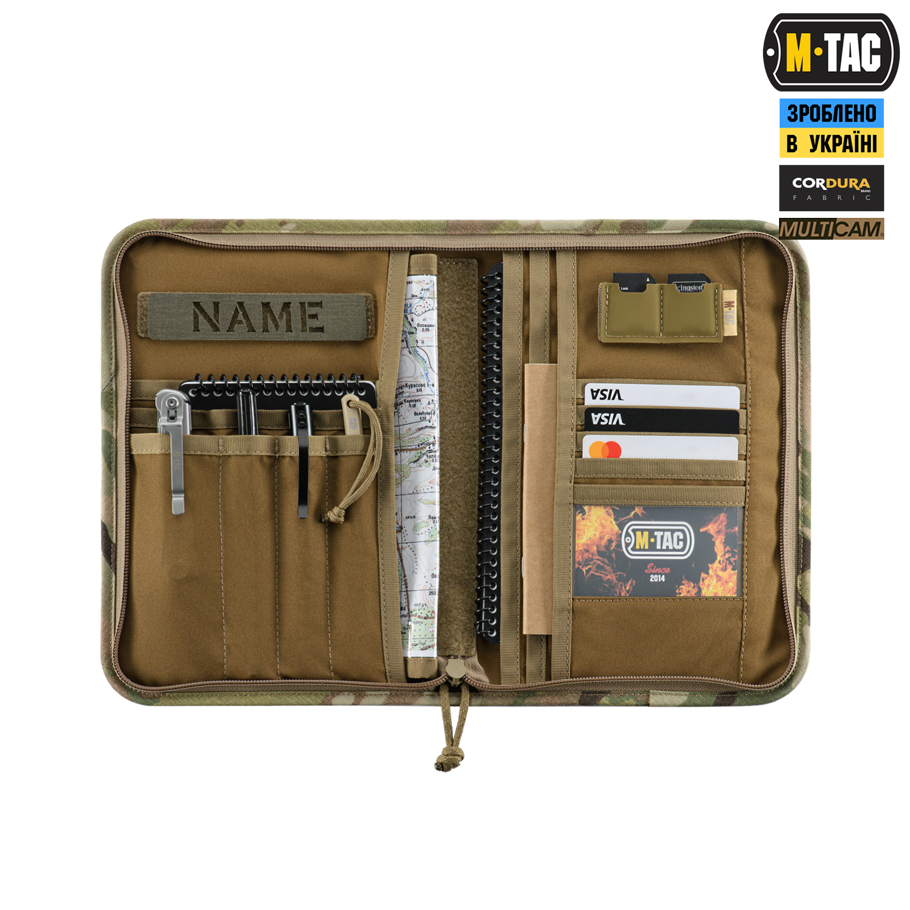 M-Tac планшет-органайзер А5 Elite Multicam M-Tac планшет-органайзер А5 Elite Multicam - Зображення 6