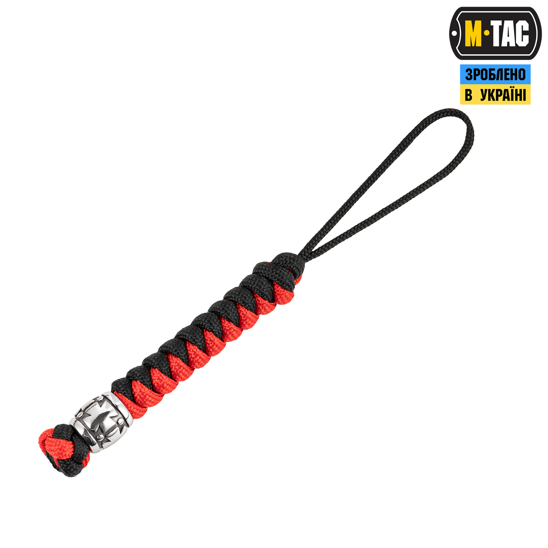M-Tac темляк Viper Козацький Хрест V.2 Steel Black&Red M-Tac темляк Viper Козацький Хрест V.2 Steel Black&Red
