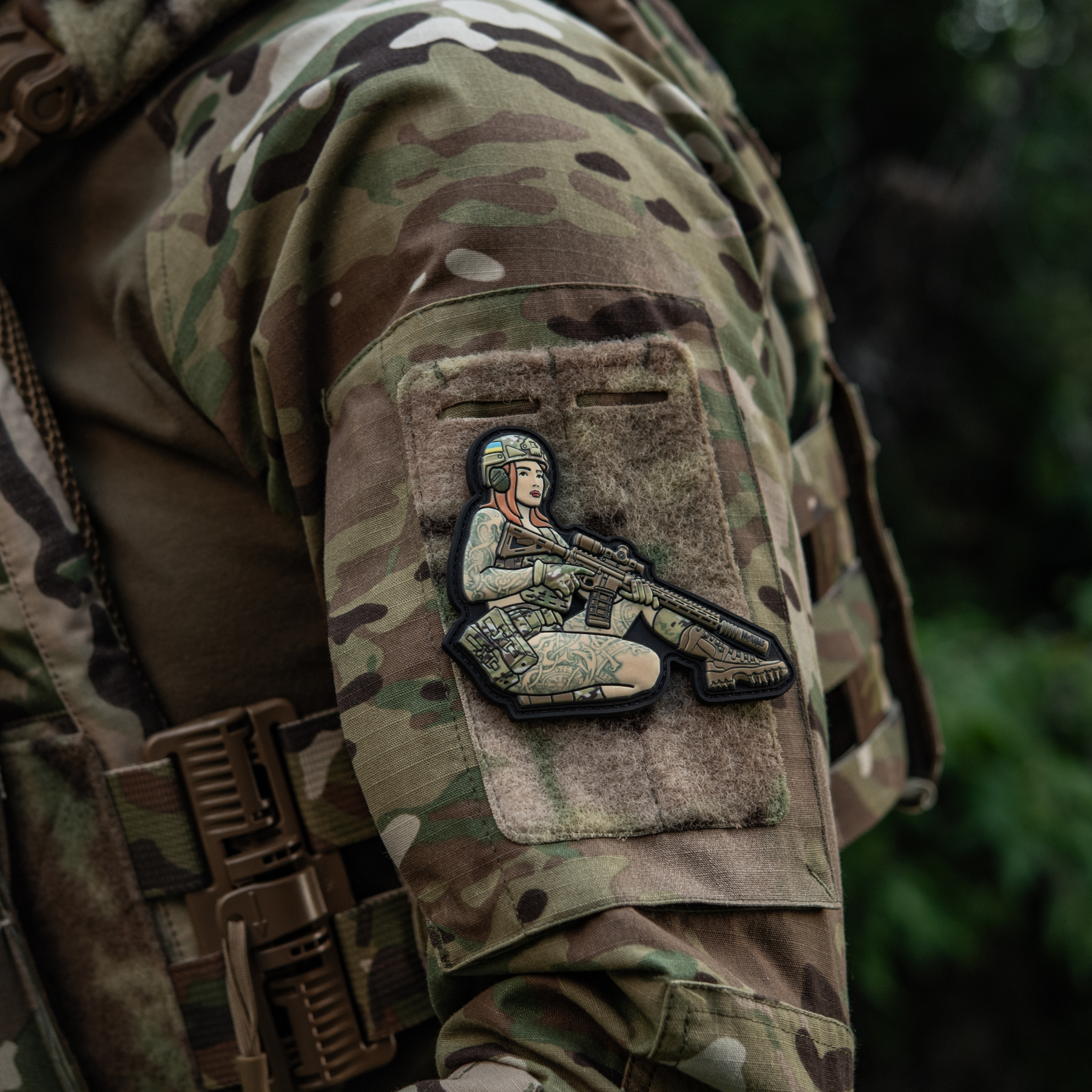 M-Tac нашивка Tactical girl №2 Skandinavik PVC MC M-Tac нашивка Tactical girl №2 Skandinavik PVC MC - Зображення 9