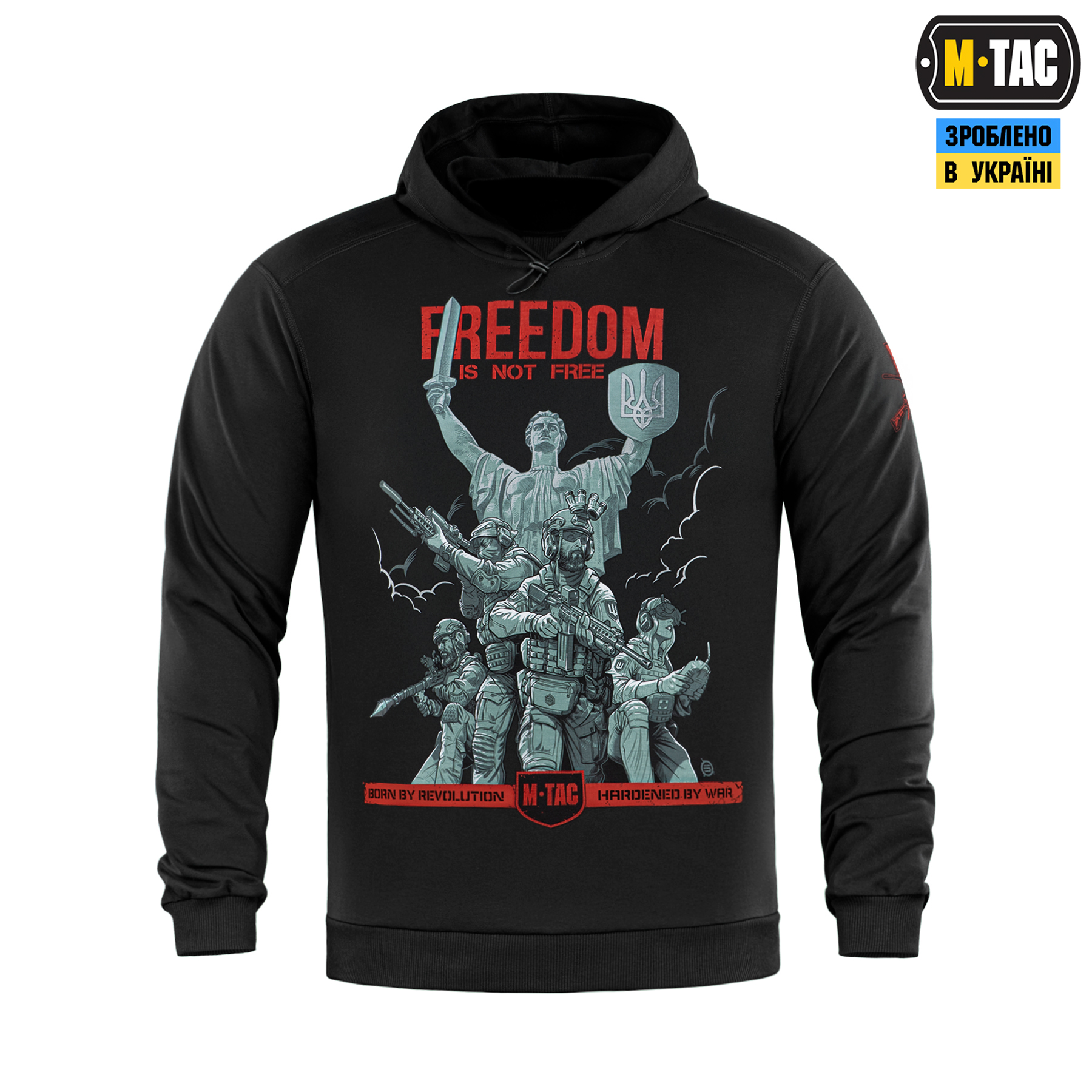 M-Tac кофта Hoodie Freedom Black M-Tac кофта Hoodie Freedom Black - Зображення 2