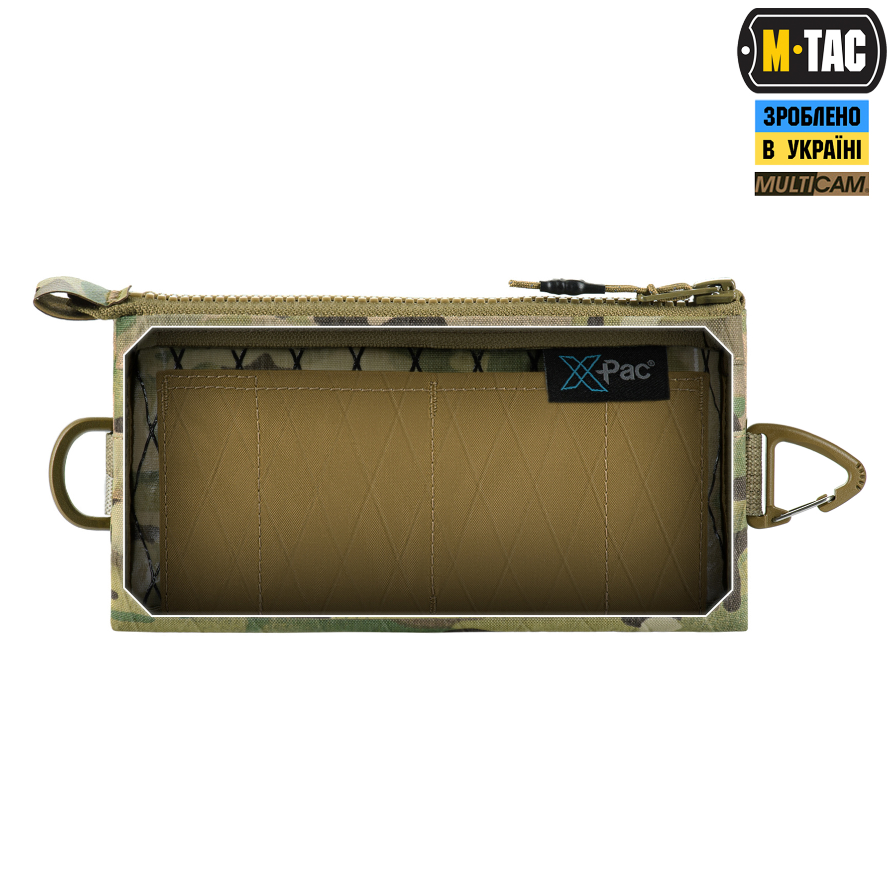 M-Tac гаманець горизонтальний з карабіном X-PAC Elite Multicam M-Tac гаманець горизонтальний з карабіном X-PAC Elite Multicam - Зображення 7