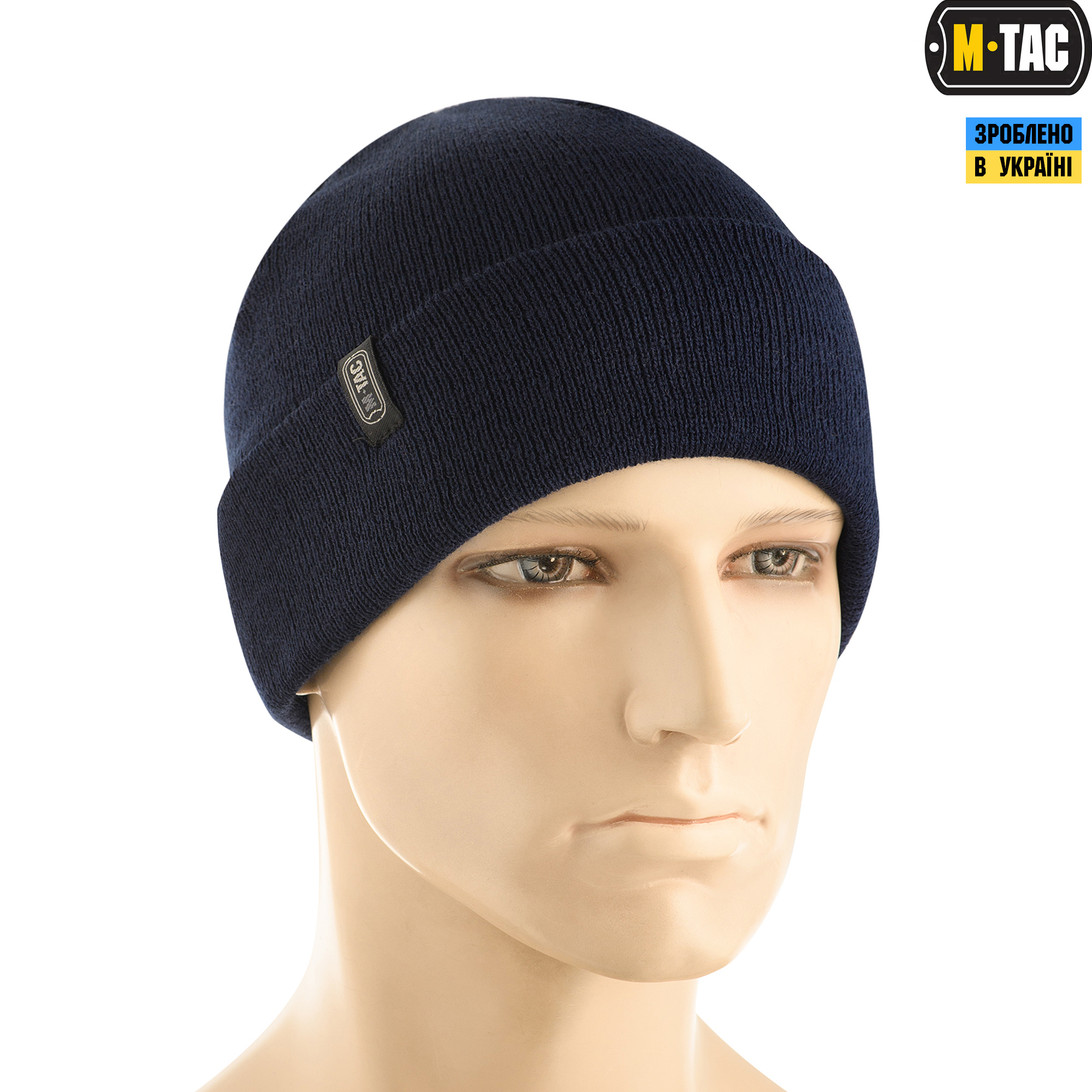 M-Tac шапка тонка вязка 100% акрил Dark Navy Blue M-Tac шапка тонка вязка 100% акрил Dark Navy Blue — изображение 3