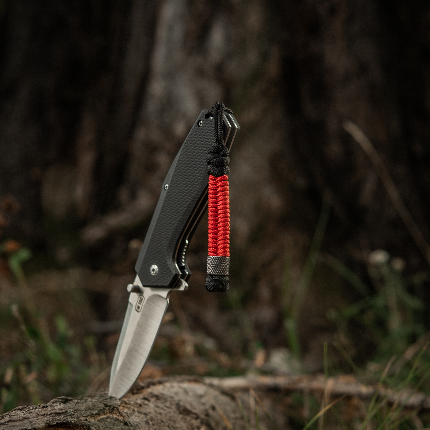 M-Tac темляк Fish&Cylindre Steel Black&Red M-Tac темляк Fish&Cylindre Steel Black&Red - Зображення 5