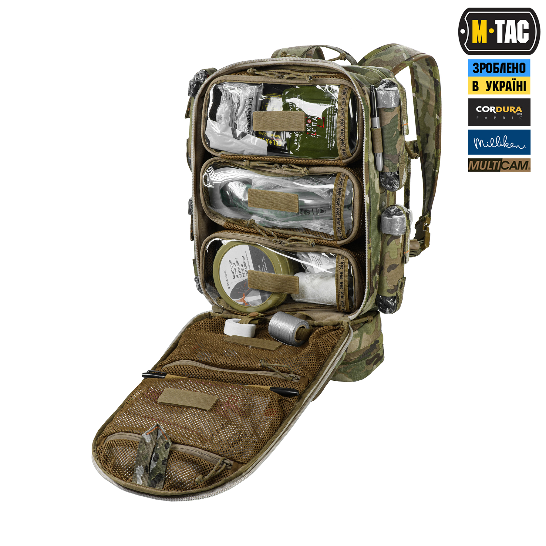 M-Tac наплічник бойового медика Elite Multicam M-Tac наплічник бойового медика Elite Multicam - Зображення 12