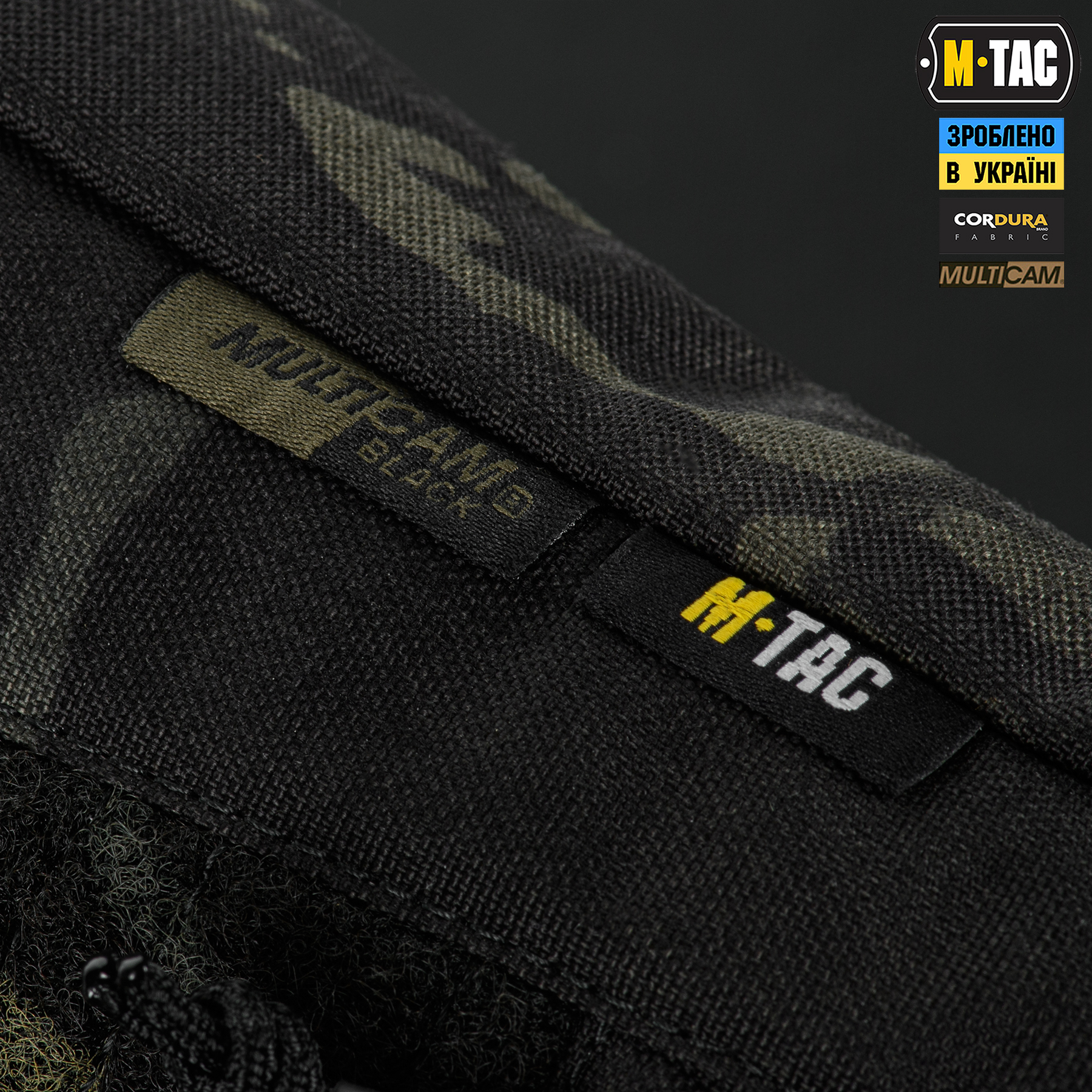 M-Tac сумка Admin Bag Medium Elite з липучкою Multicam Black/Black M-Tac сумка Admin Bag Medium Elite з липучкою Multicam Black/Black - Зображення 10