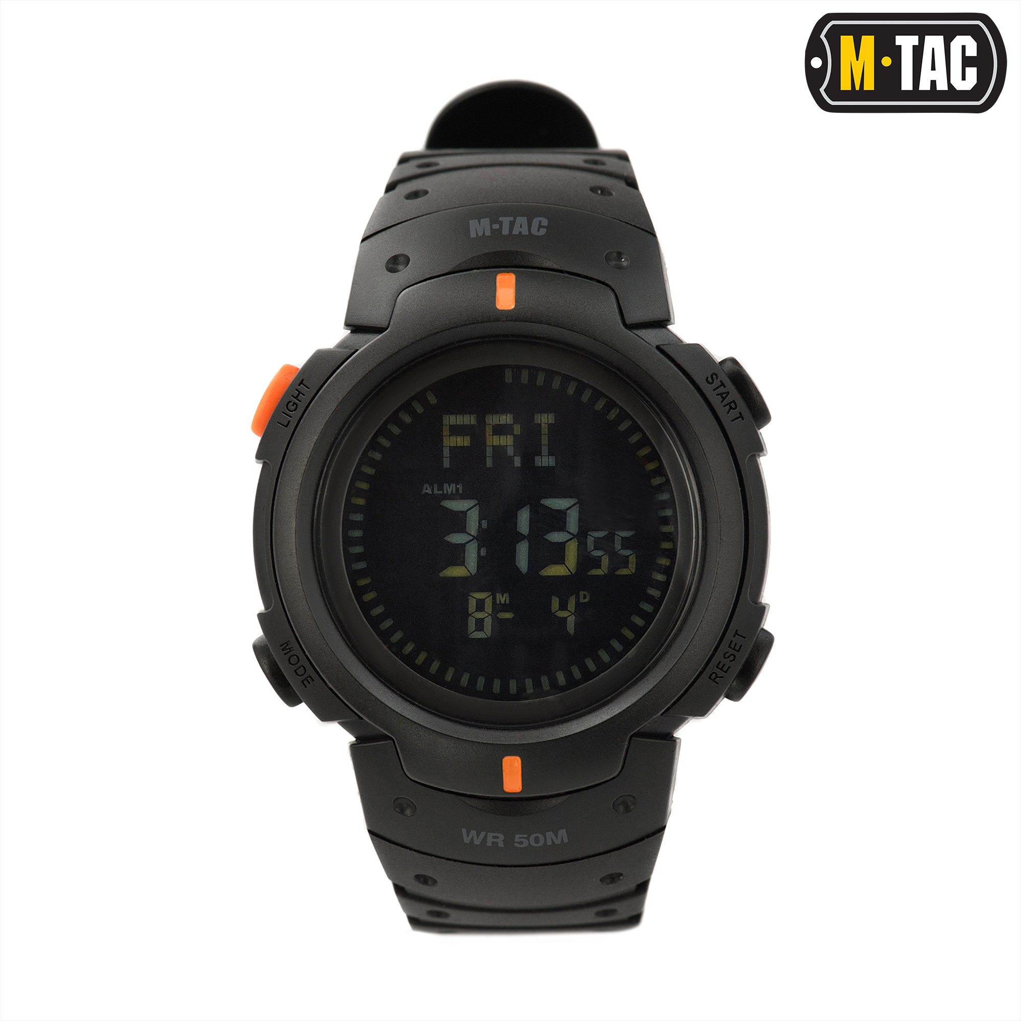 M-Tac годинник тактичний з компасом Black M-Tac годинник тактичний з компасом Black — изображение 2