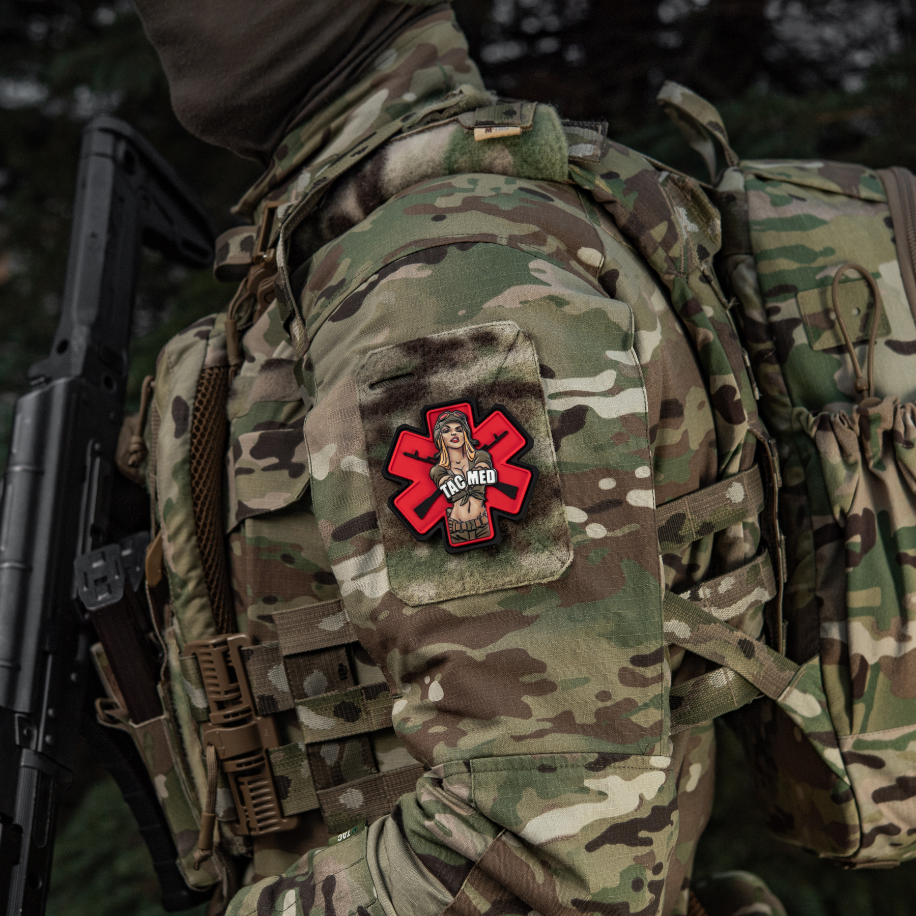 M-Tac нашивка TacMed PVC Olive M-Tac нашивка TacMed PVC Olive — изображение 7