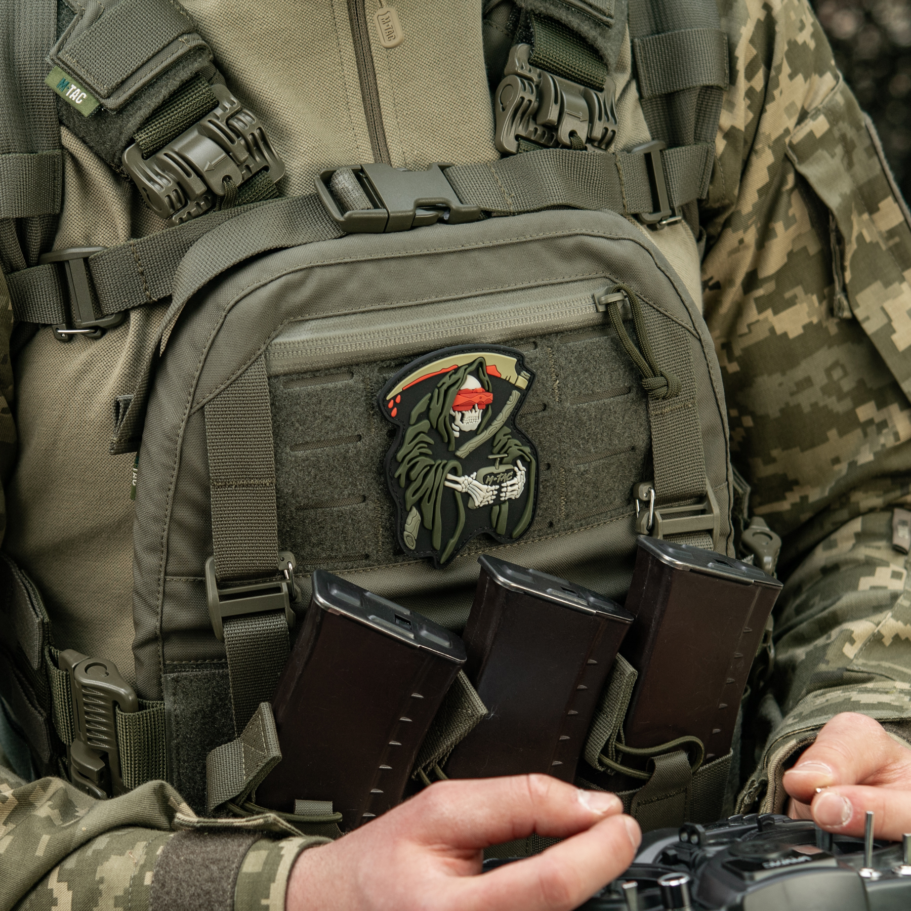 M-Tac нашивка FPV Operator PVC Black/Olive M-Tac нашивка FPV Operator PVC Black/Olive — изображение 6