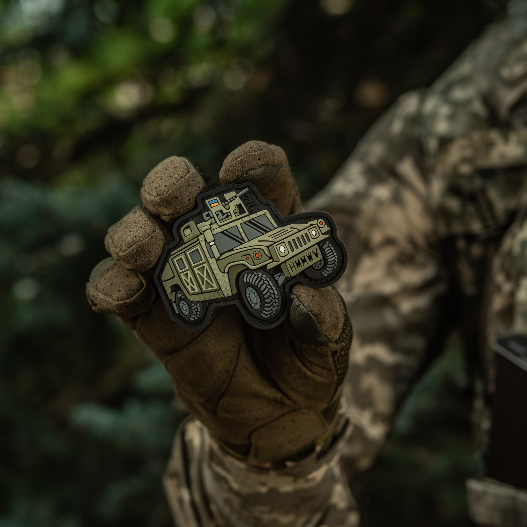 M-Tac нашивка HMWWV (PVC) olive M-Tac нашивка HMWWV (PVC) olive — изображение 6