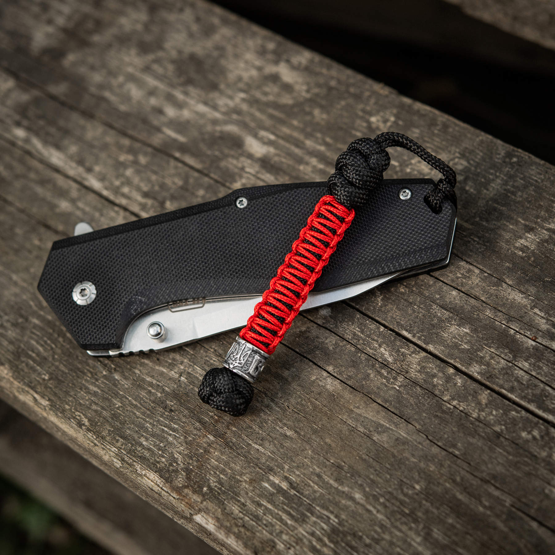 M-Tac темляк Scandinavian Воля Silver Black&Red M-Tac темляк Scandinavian Воля Silver Black&Red — изображение 12